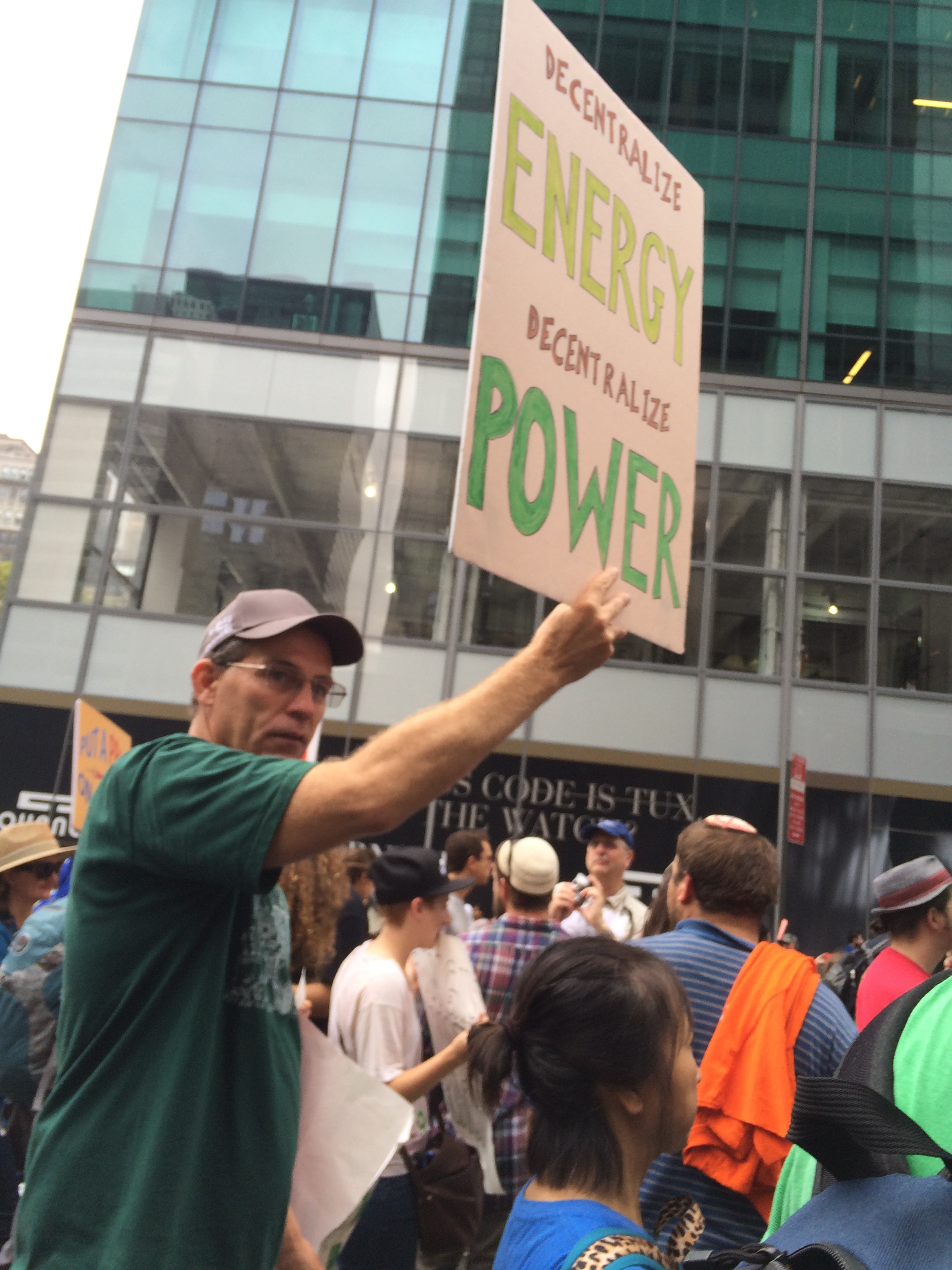 A fellow-traveler in the Peoples Climate March