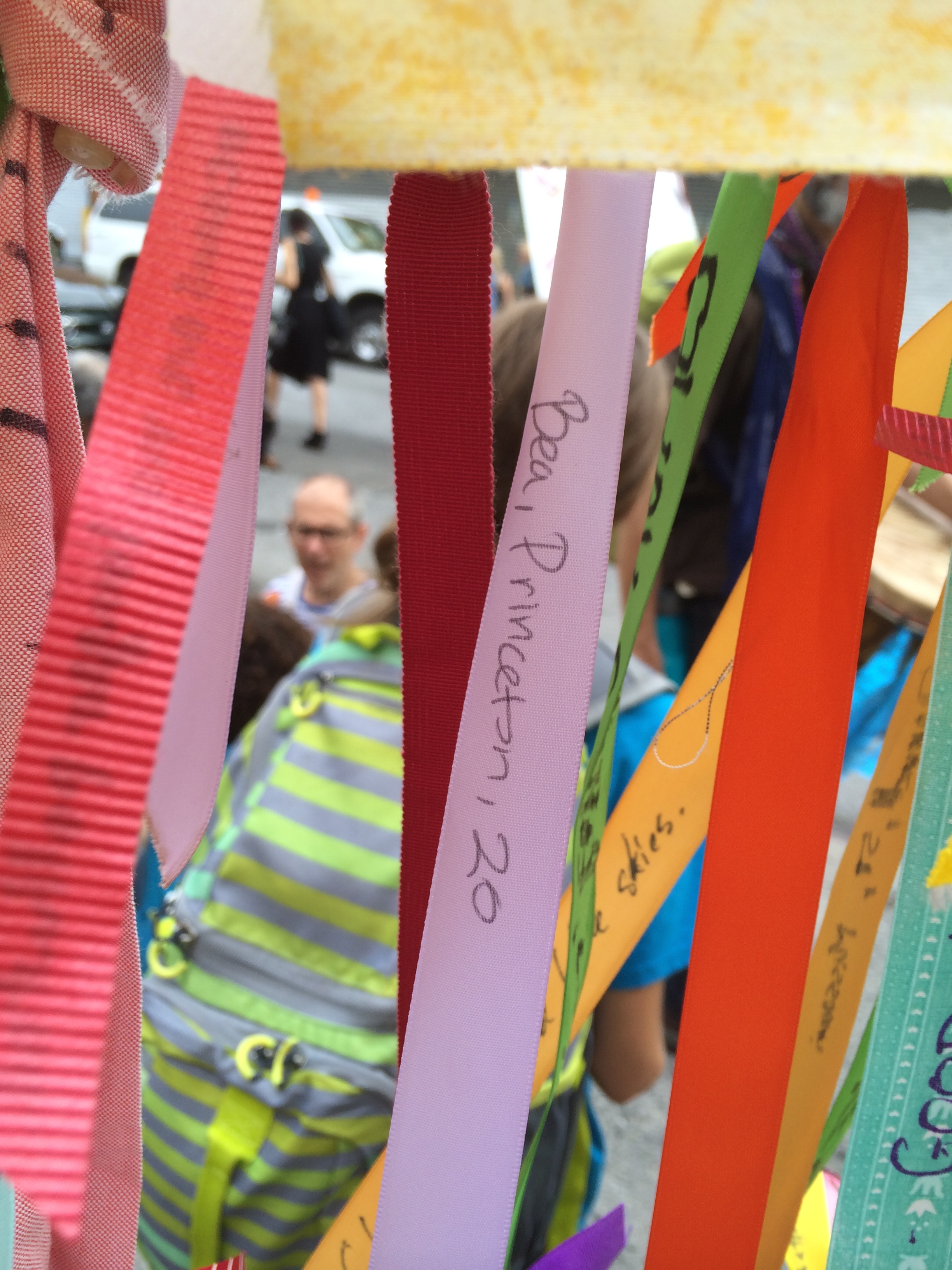 Ribbons from the Climate Ribbon project