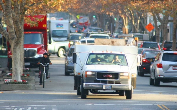 This is what University Avenue usually looks like.