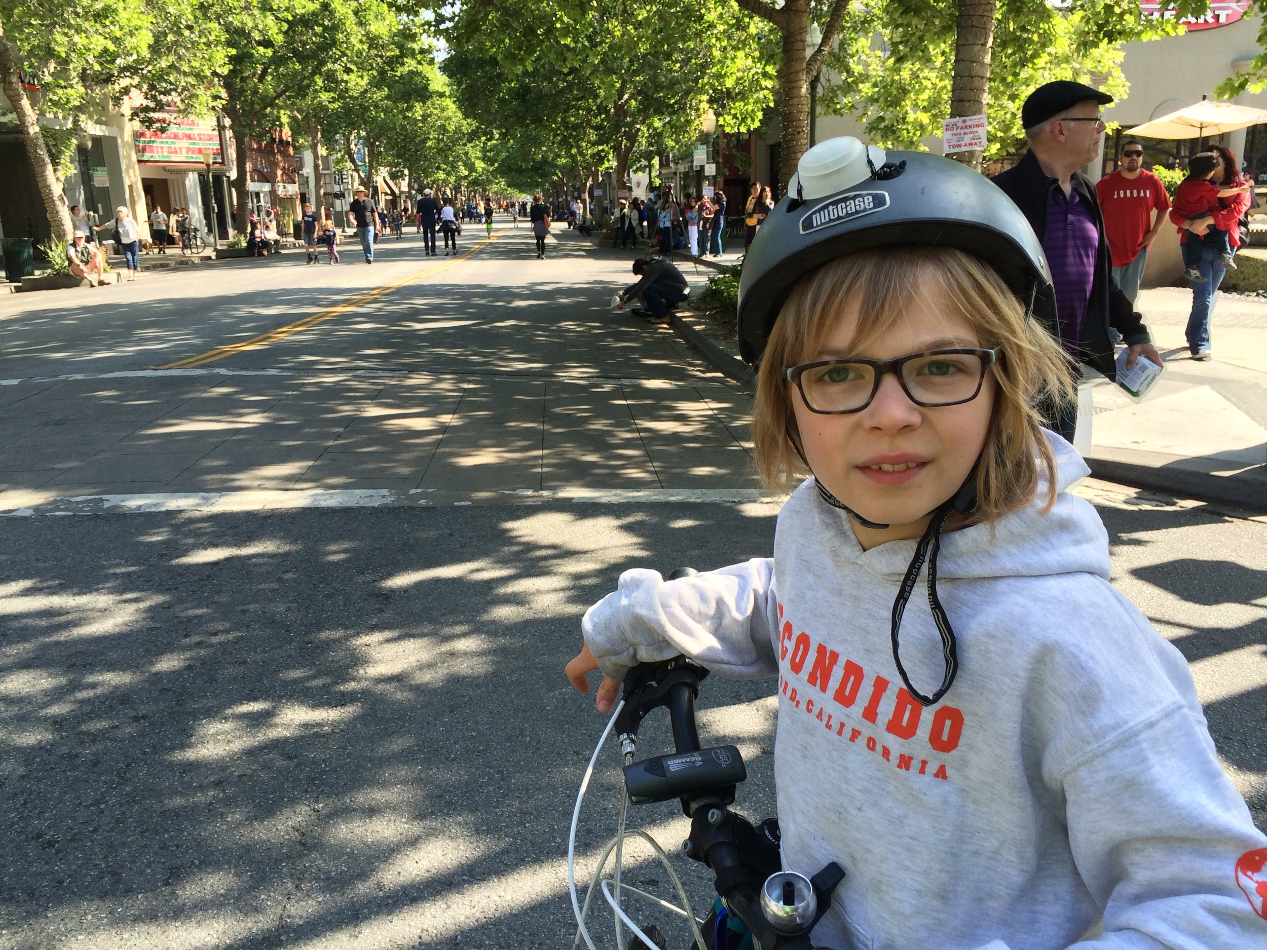 This is what University Avenue looked like on Saturday, car-free.