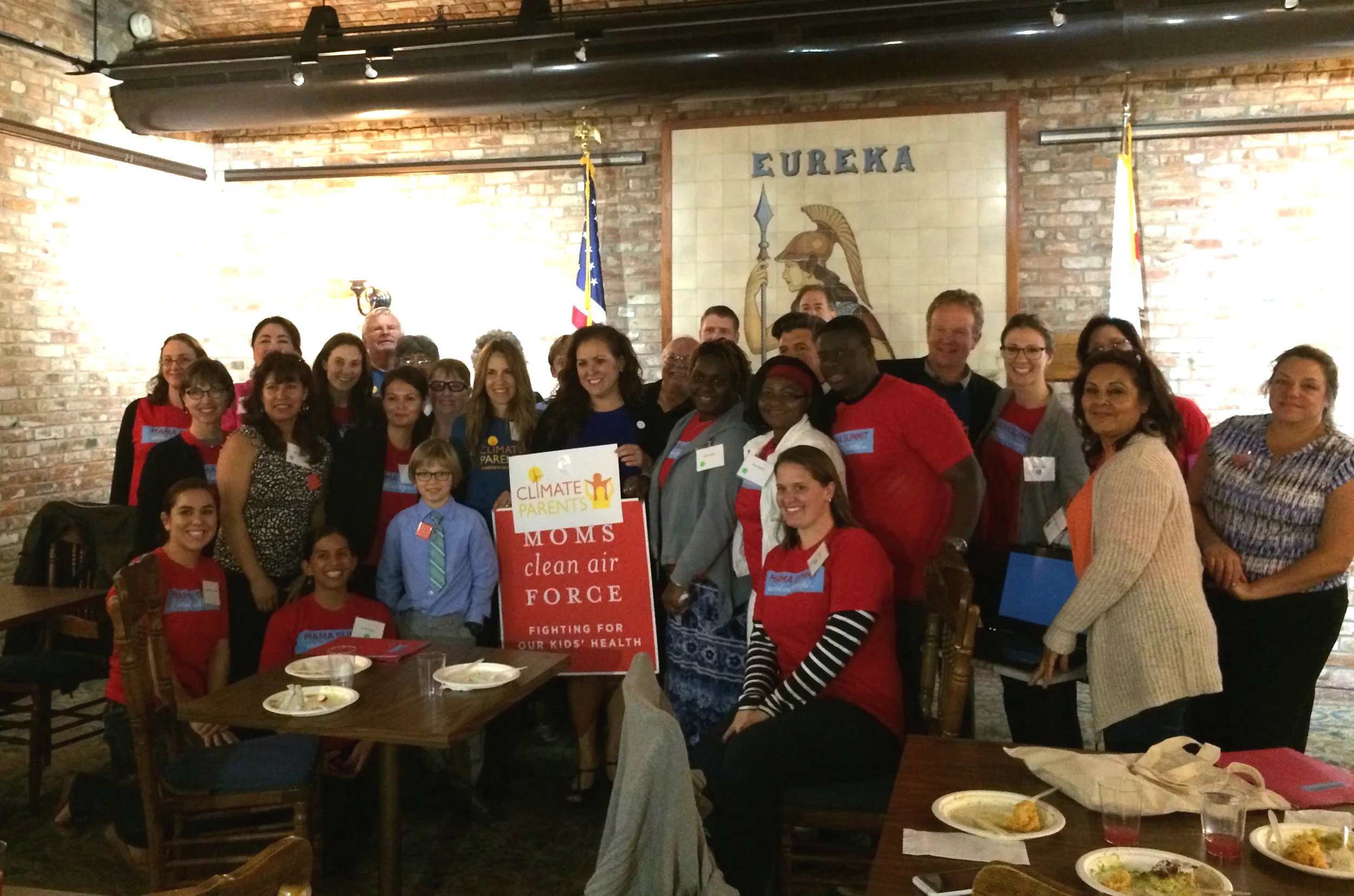 Attendees of the California Mama Summit - with Elliot front & center.