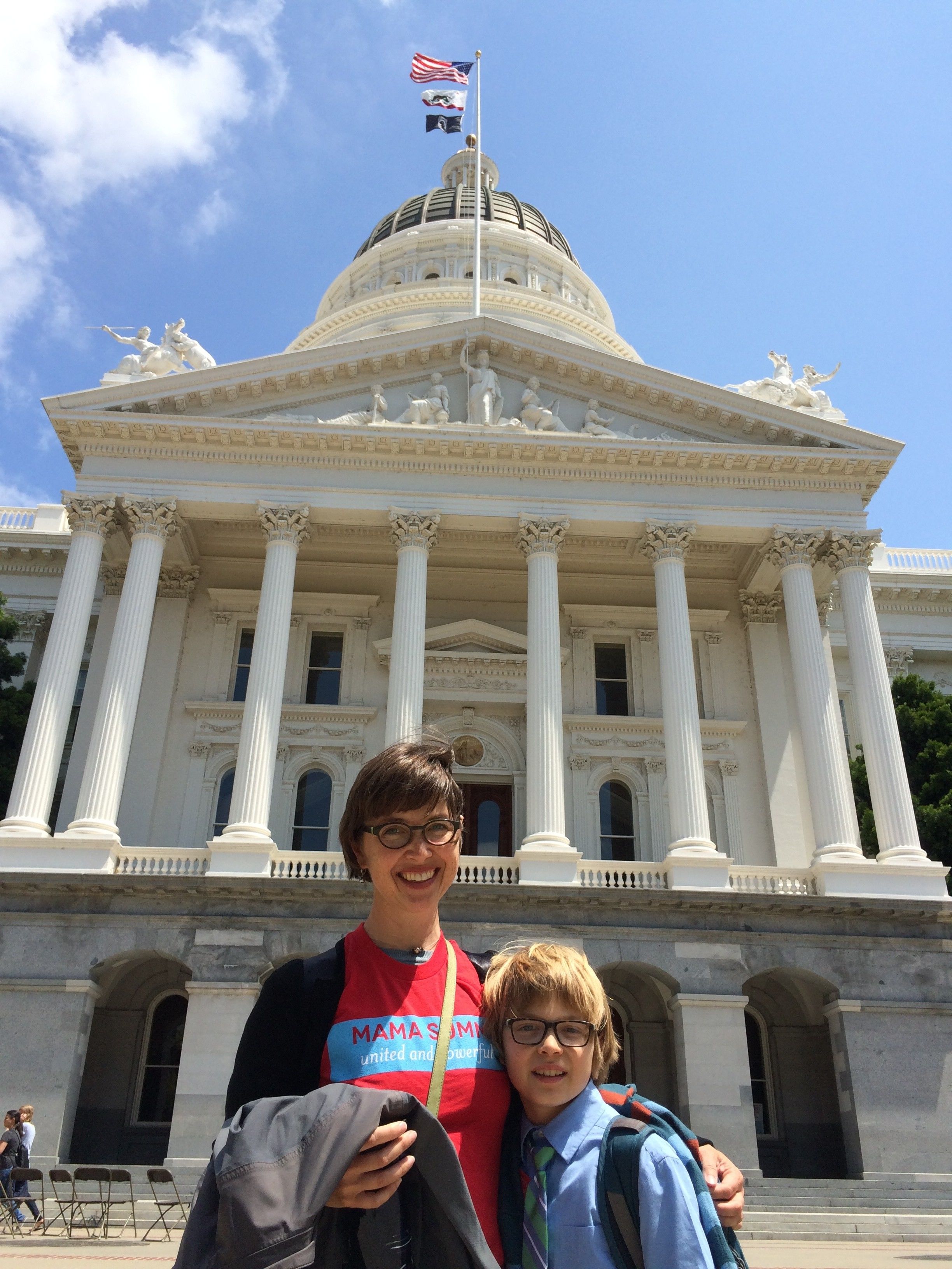 Elliot & Vanessa after a long day of lobbying.