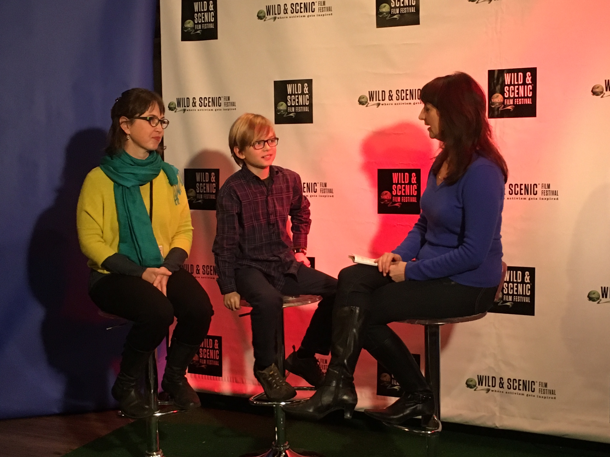 Televised interview with Elisa Parker on KVMR at the Wild & Scenic Film Festival