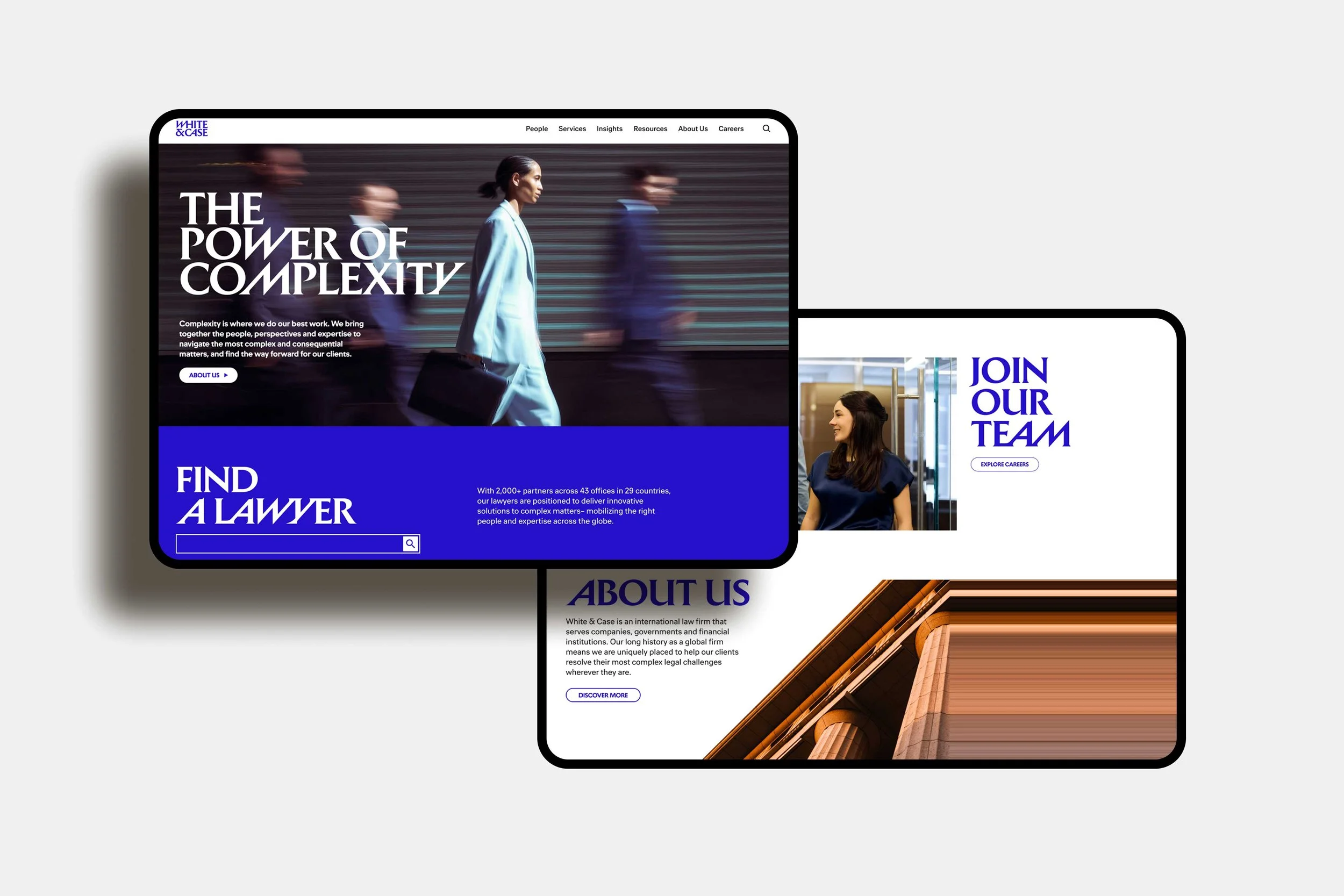 Rebrand web screnshots