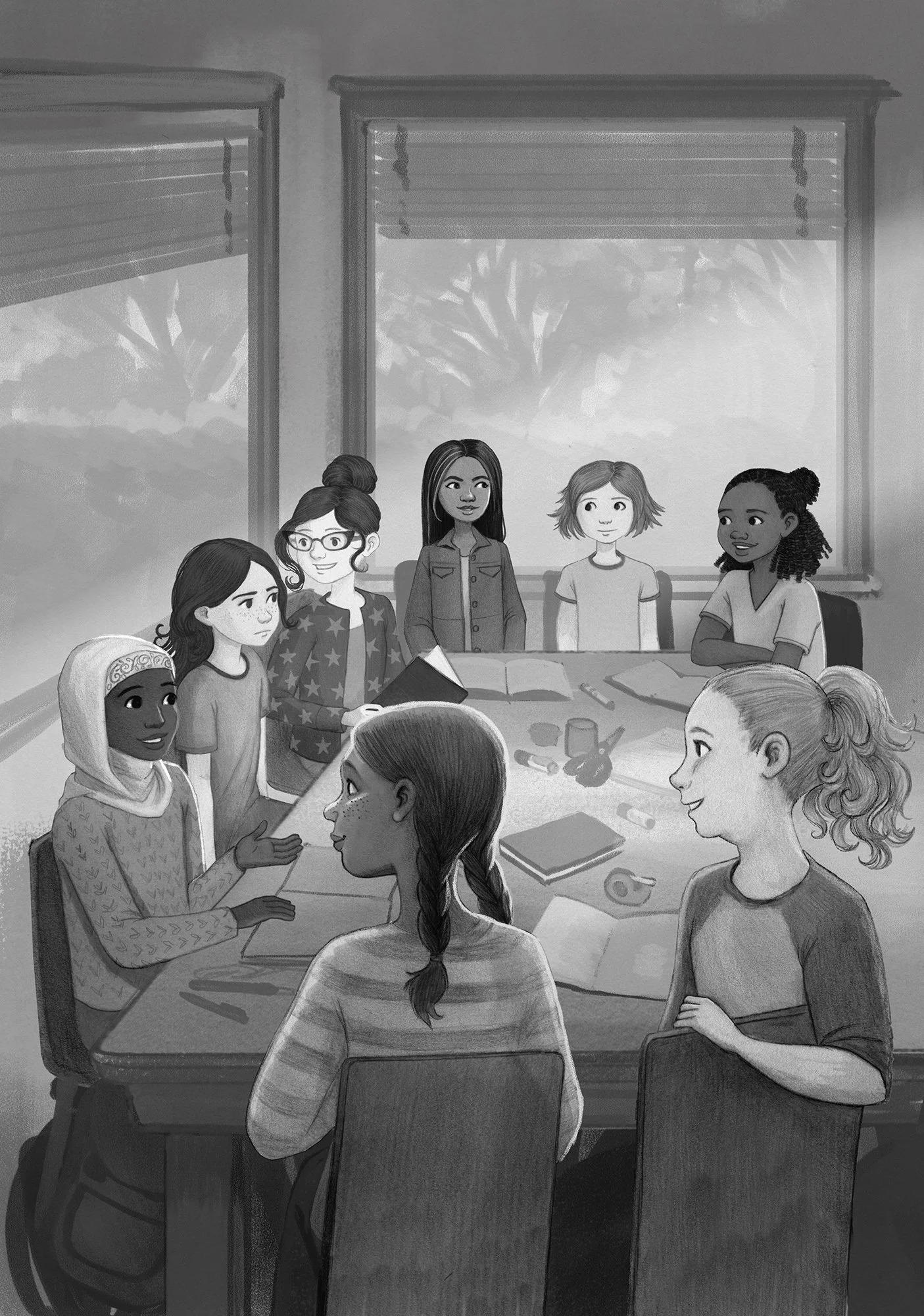 The Lost Girl, Interior Art