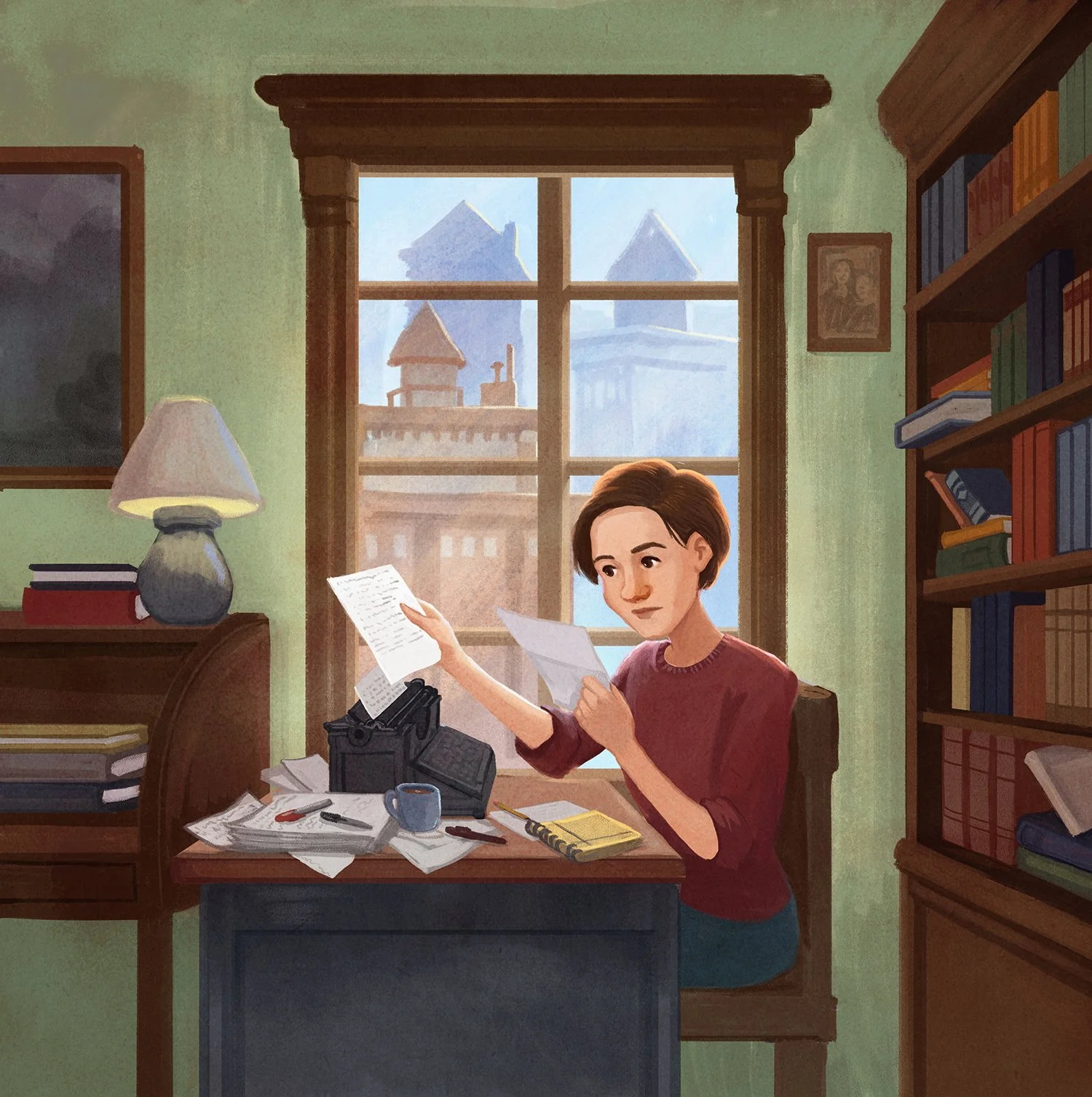 Alabama Spitfire, Interior Art