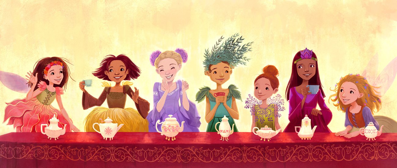 Sleeping Beauty, Interior art