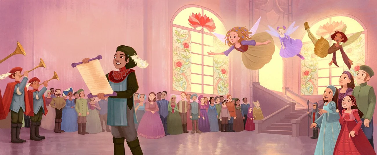 Sleeping Beauty, Interior art