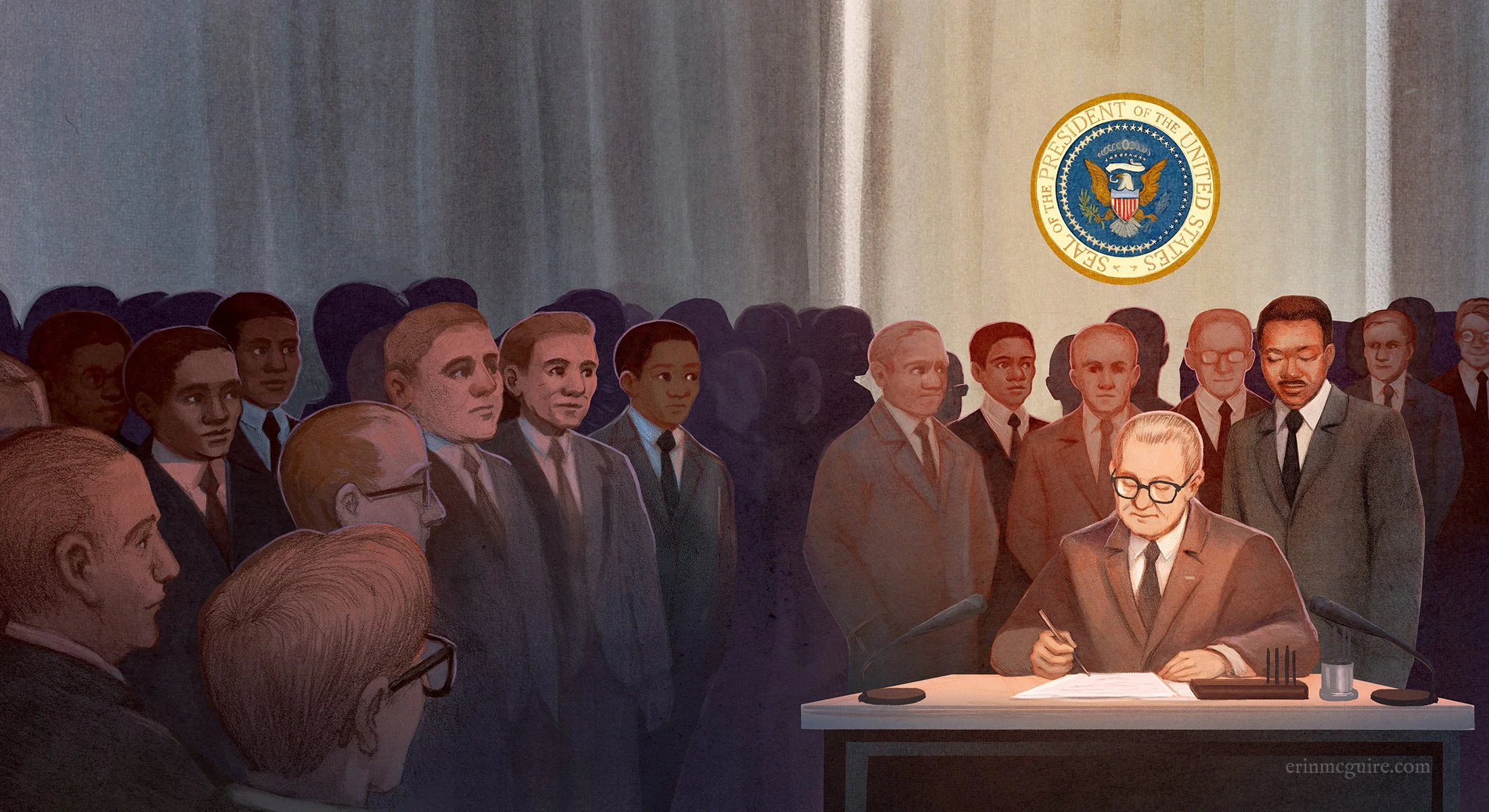 Rollin' on Down the Line, Interior Art