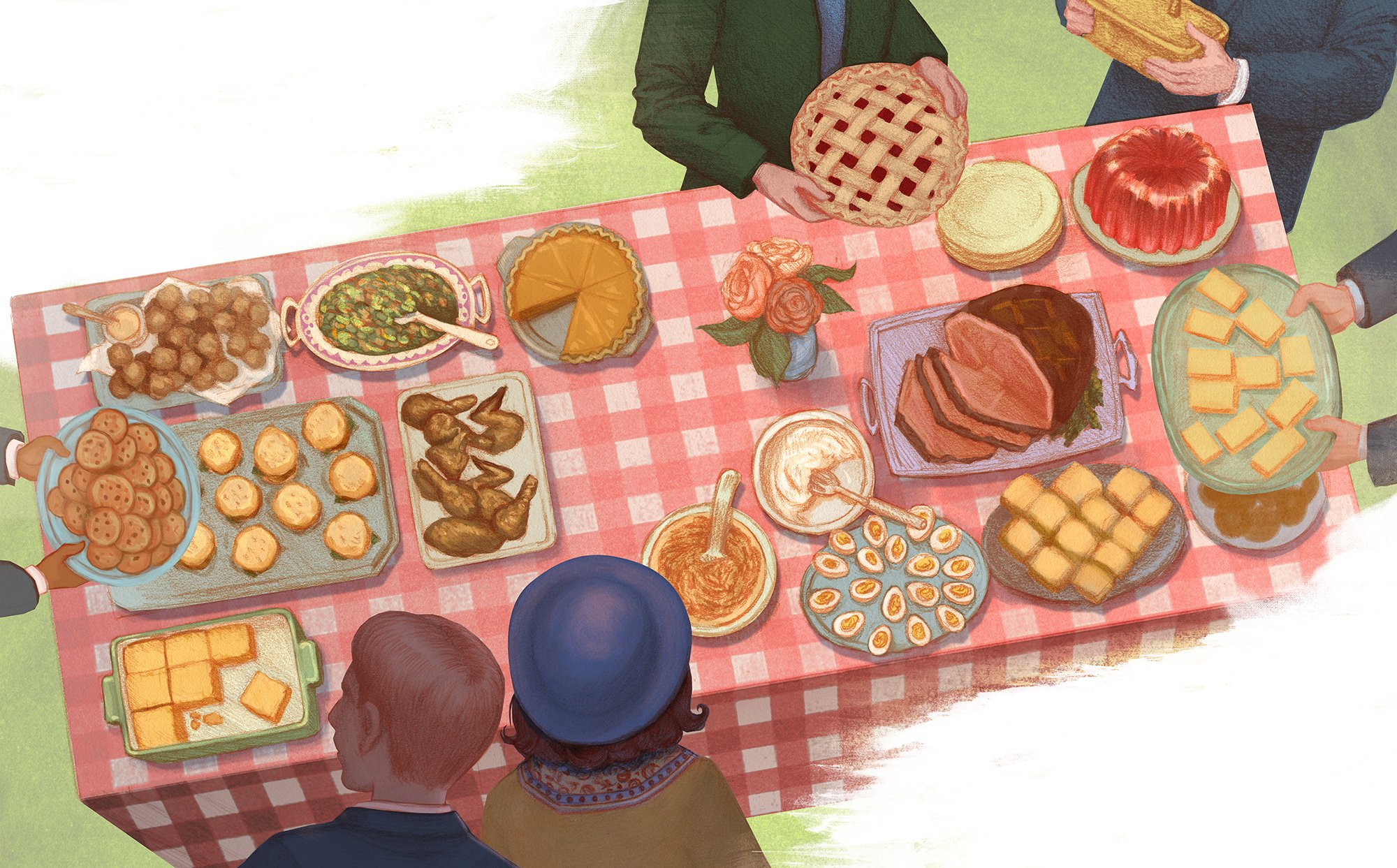 Rollin' on Down the Line, Interior Art