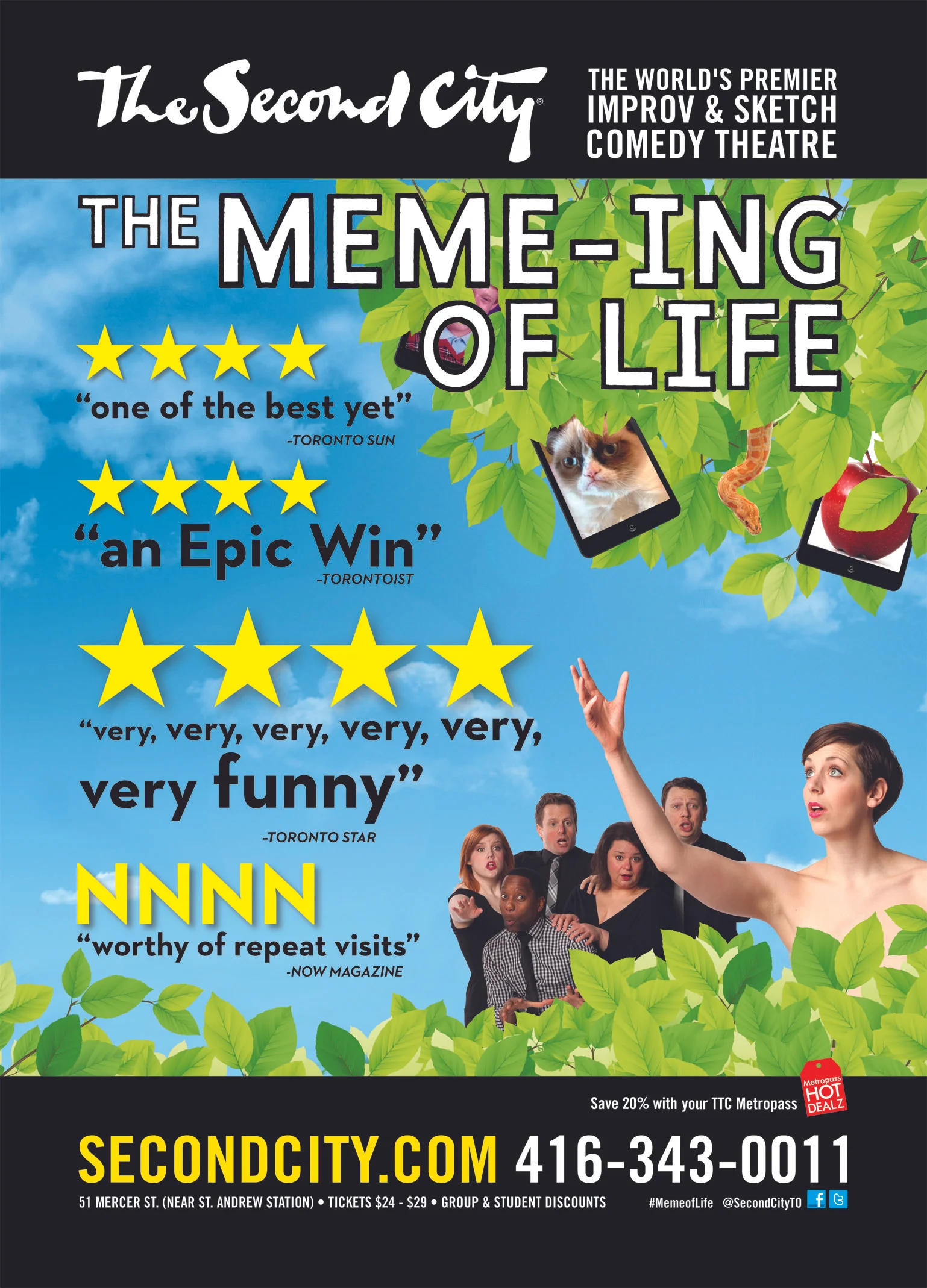 SECOND CITY - The Meme-ing Of Life
