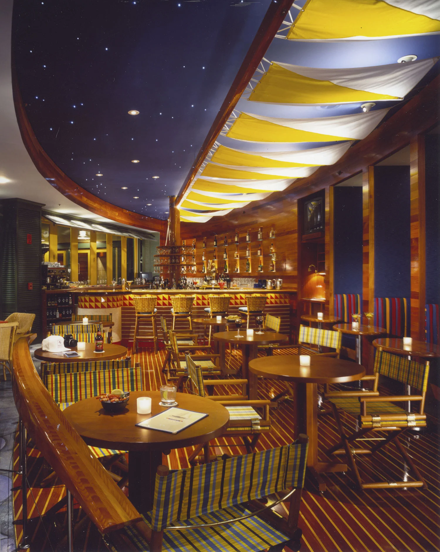 SCHOONERS BAR & BISTRO work completed for former employer Architect: Brayton & Hughes Design Studio Project Designer: Timothy Gemmill Project Type: Bar & Bistro, Monterey Plaza Hotel Year of Completion: 1996
