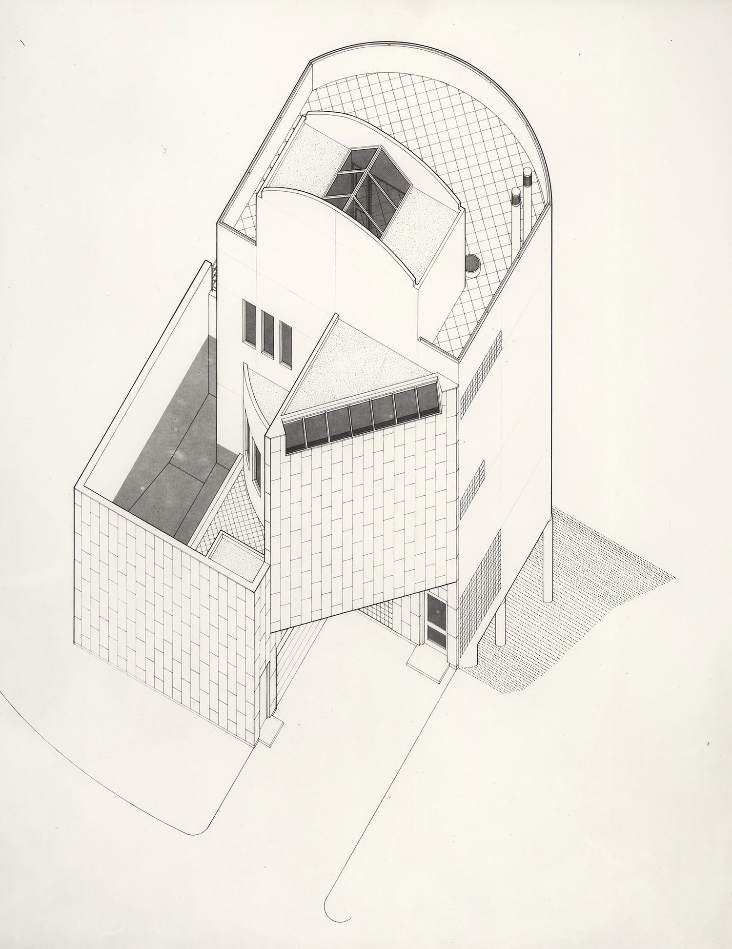 ARCHITECTURAL INTERNSHIP 2004 - 2007 Frank Welch & Associates – Dallas, Texas Turtle Creek House – Dallas, Texas Axonometric Technical Pen Drawing