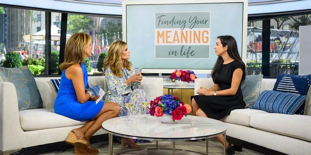 TODAY show appearance - How to Find Peace and Meaning in Your Life