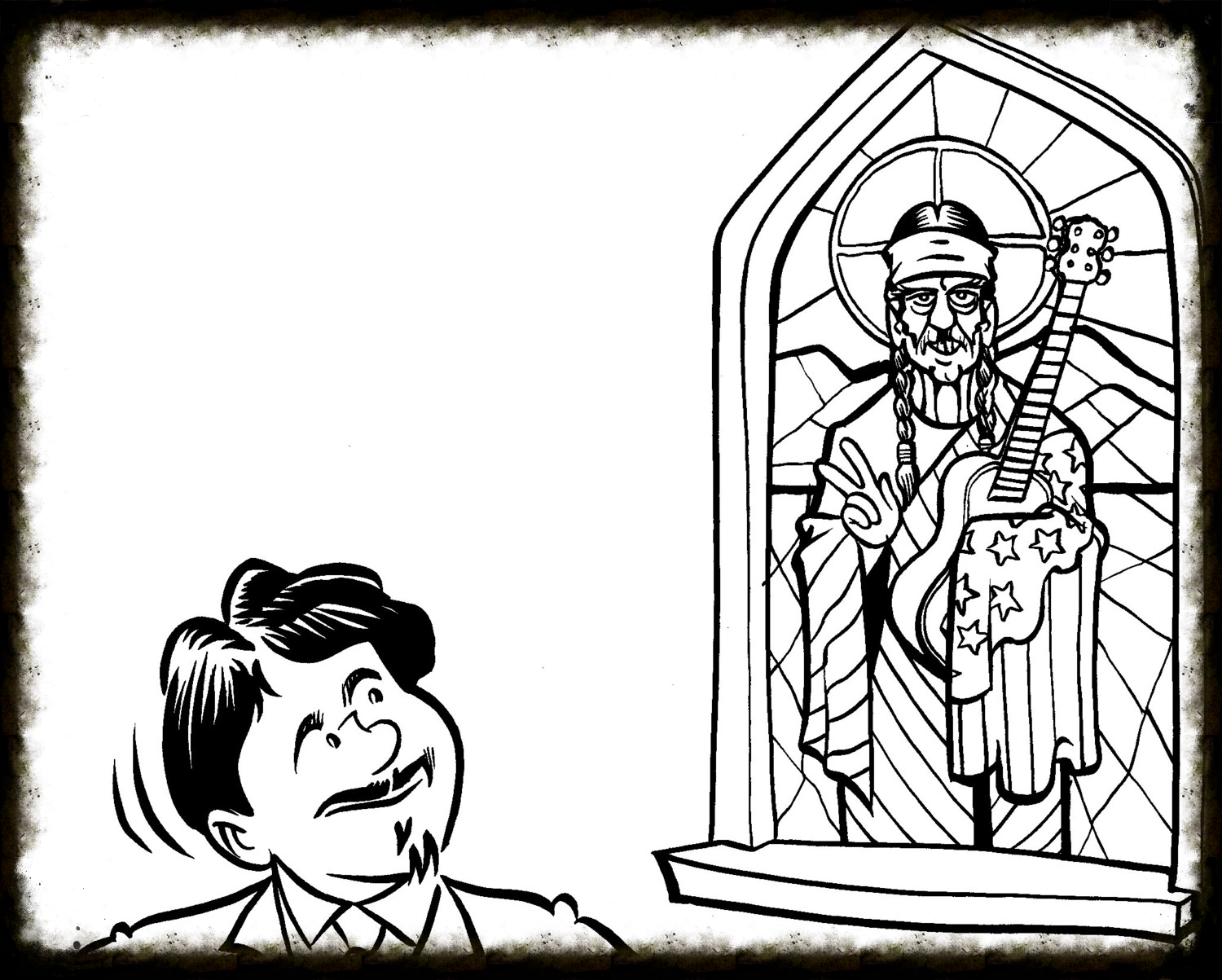 Bert and "St. Willie" - by GREG CRAVENS
