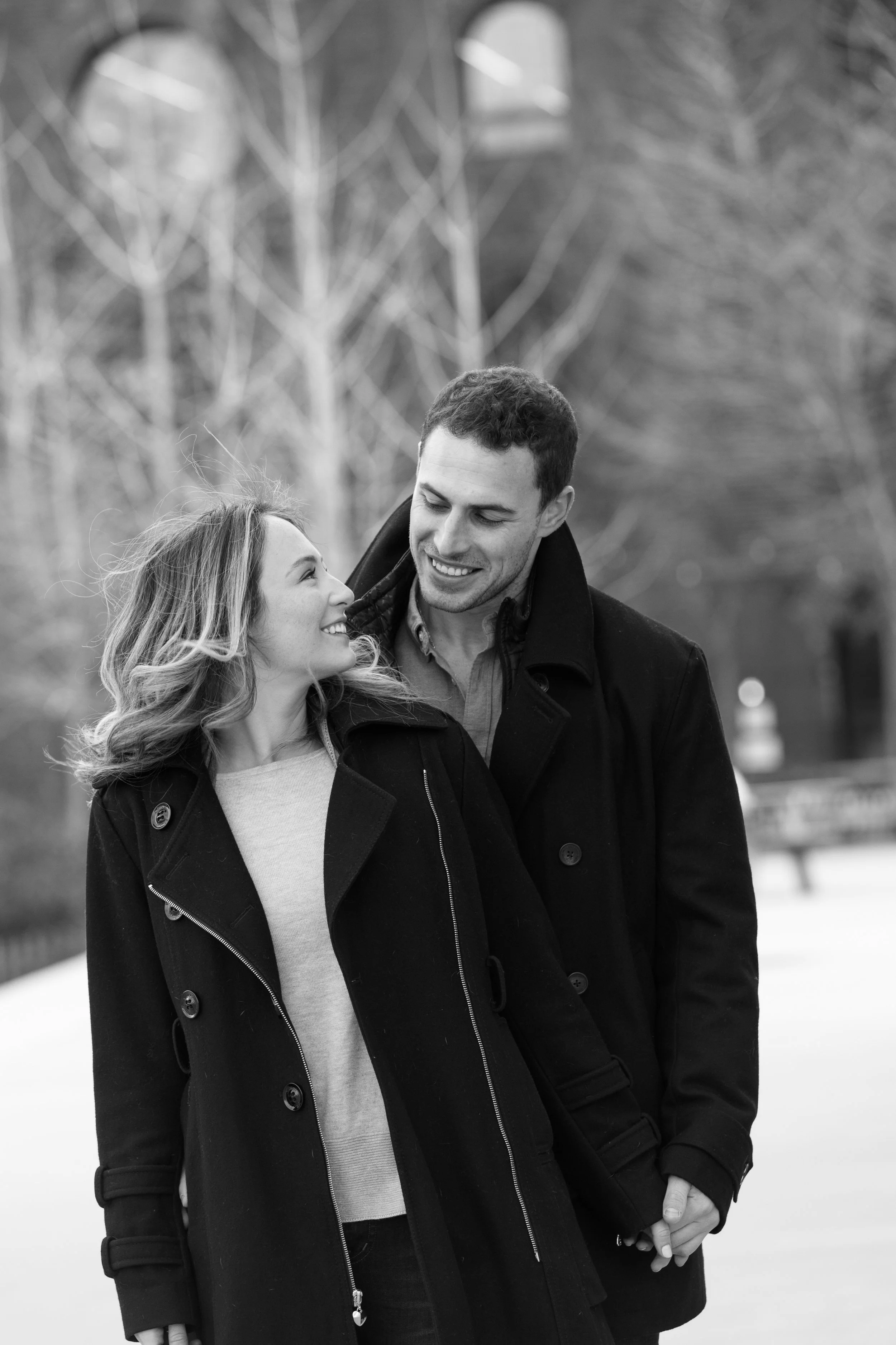 Jourdan + Adam | Winter DUMBO Engagement Session