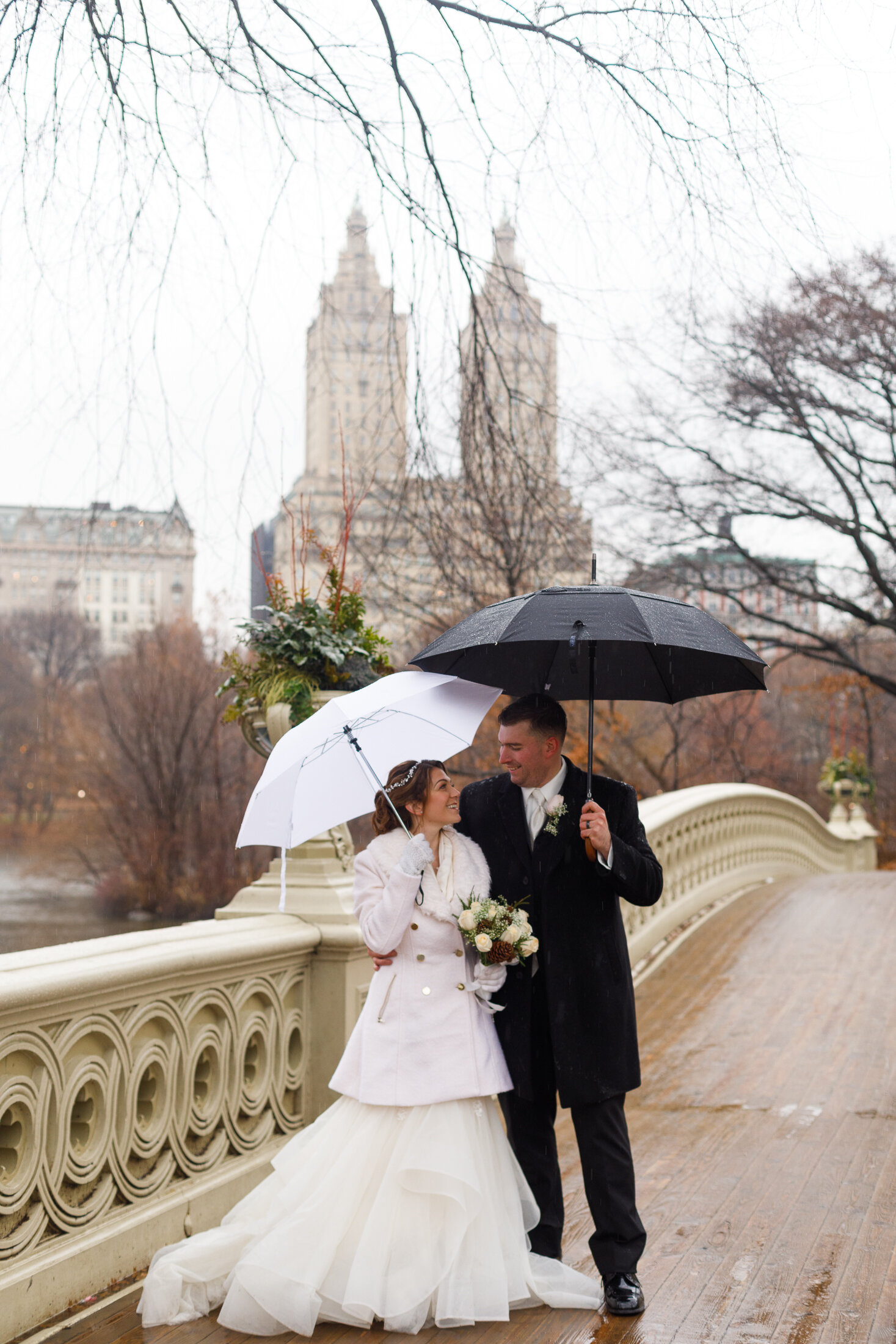 Central Park Elopement in the Rain