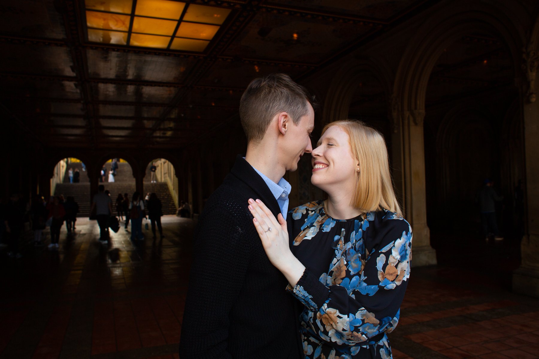 Central Park Fall Foliage Engagement Session_0005.jpg