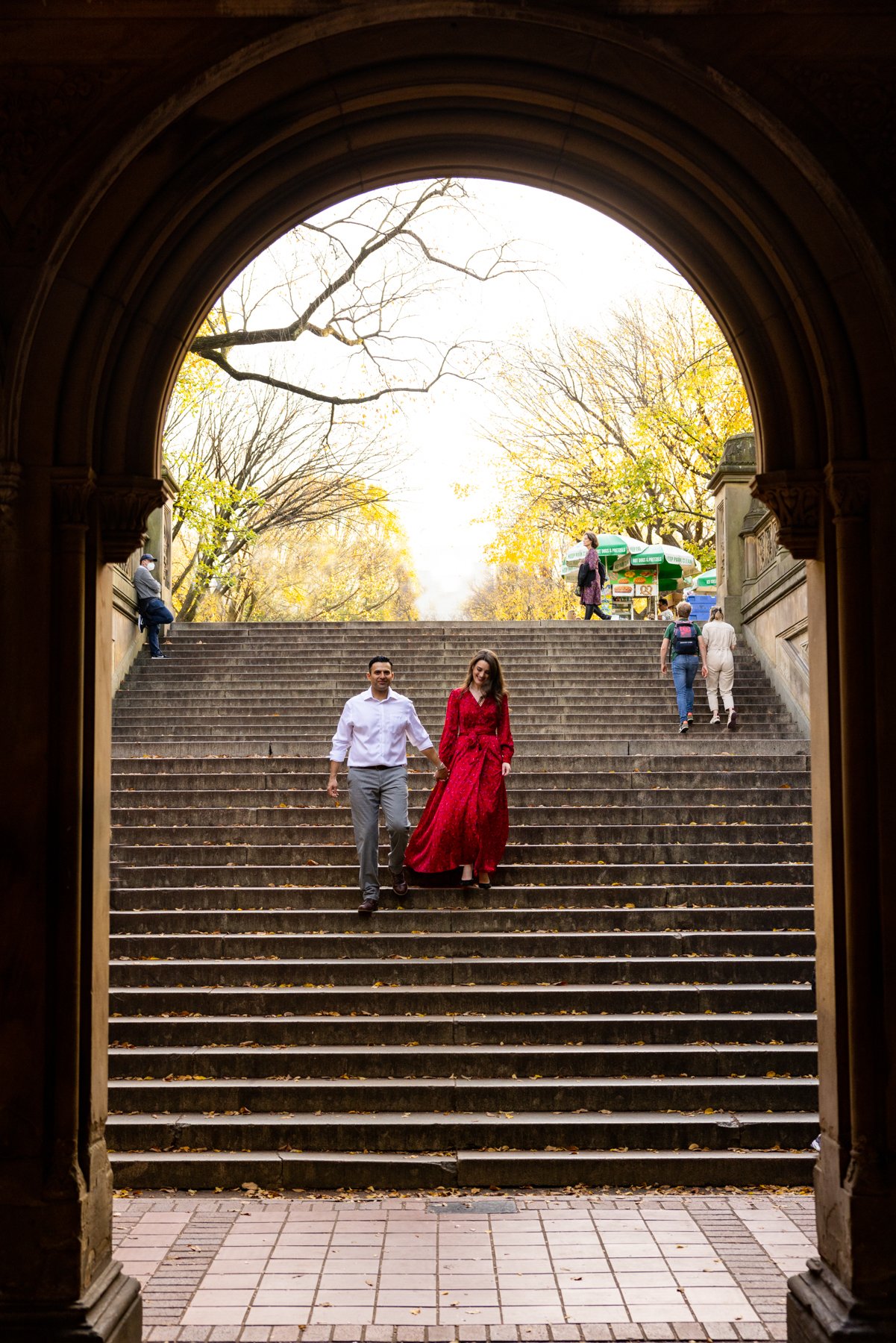 Central Park Jersey City Sunset Fall Engagement Session_0012.jpg