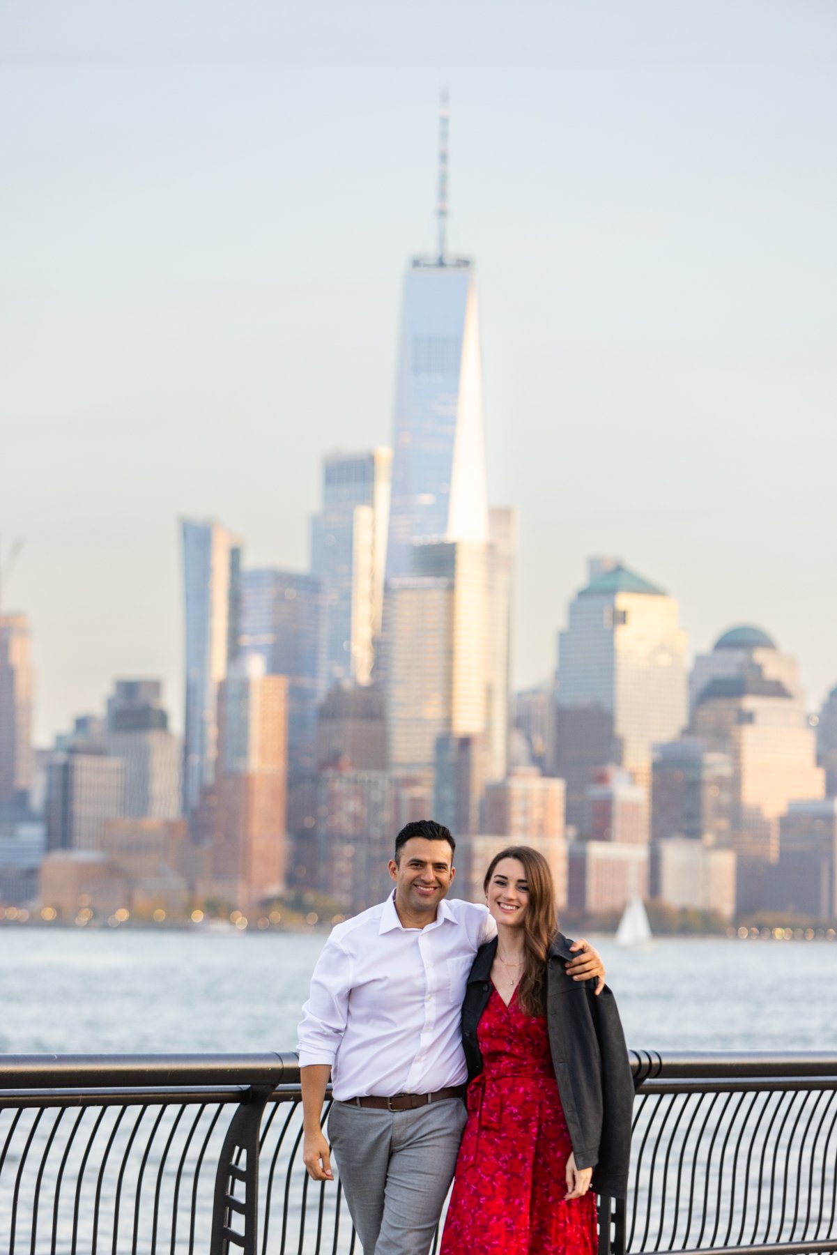 Central Park Jersey City Sunset Fall Engagement Session_0020.jpg