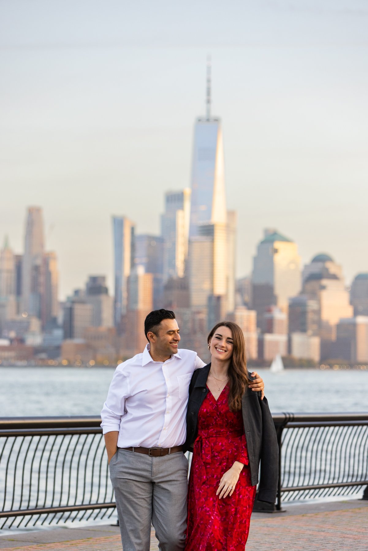 Central Park Jersey City Sunset Fall Engagement Session_0021.jpg