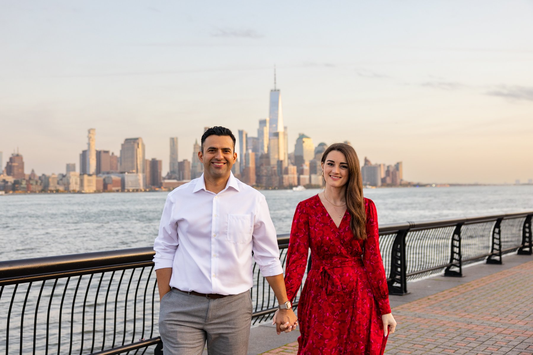 Central Park Jersey City Sunset Fall Engagement Session_0022.jpg