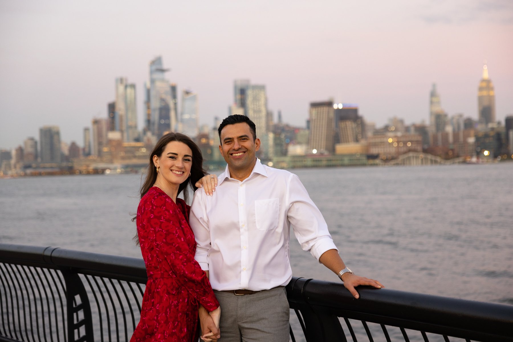 Central Park Jersey City Sunset Fall Engagement Session_0024.jpg