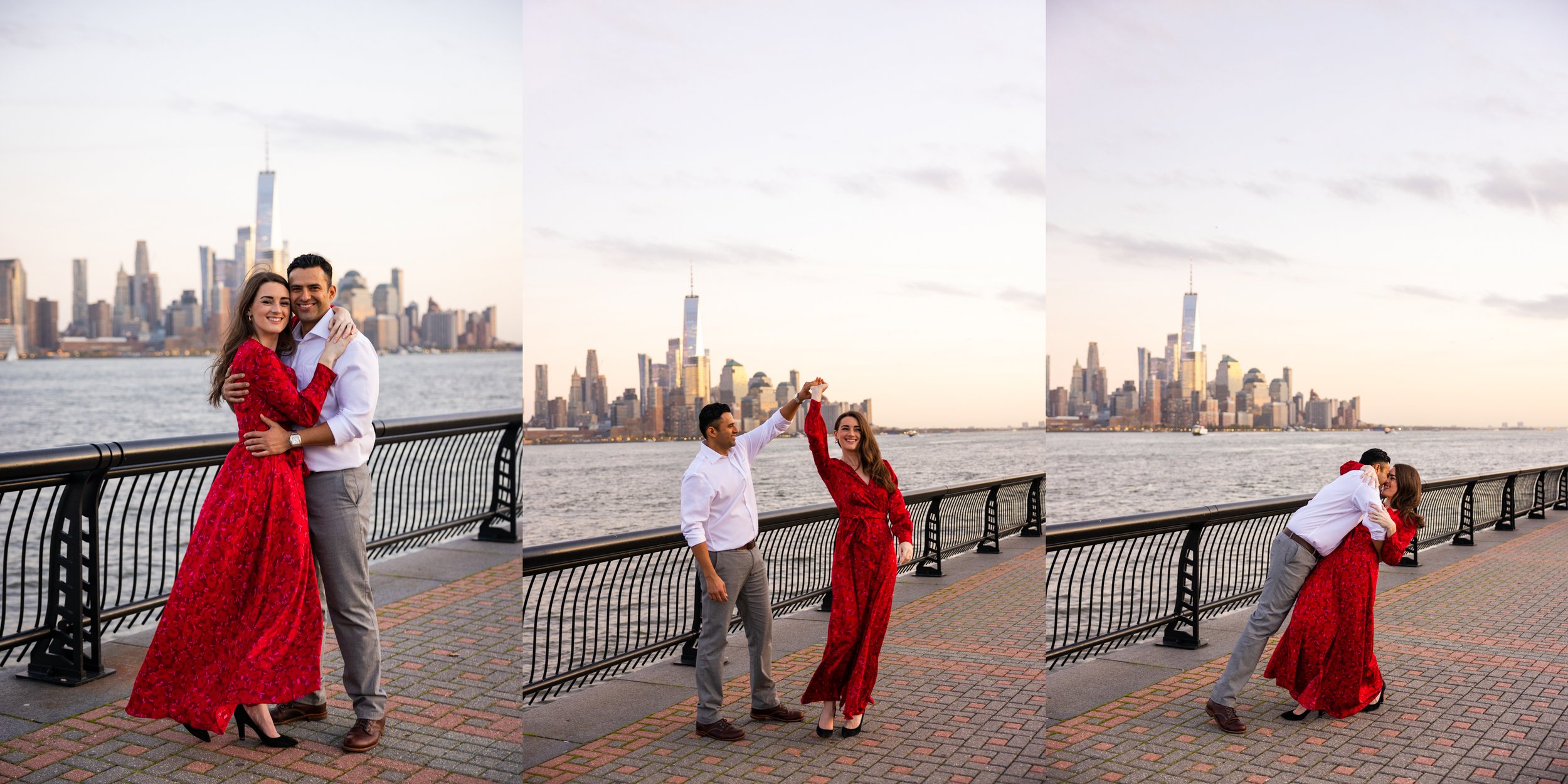 Central Park Jersey City Sunset Fall Engagement Session_0023.jpg