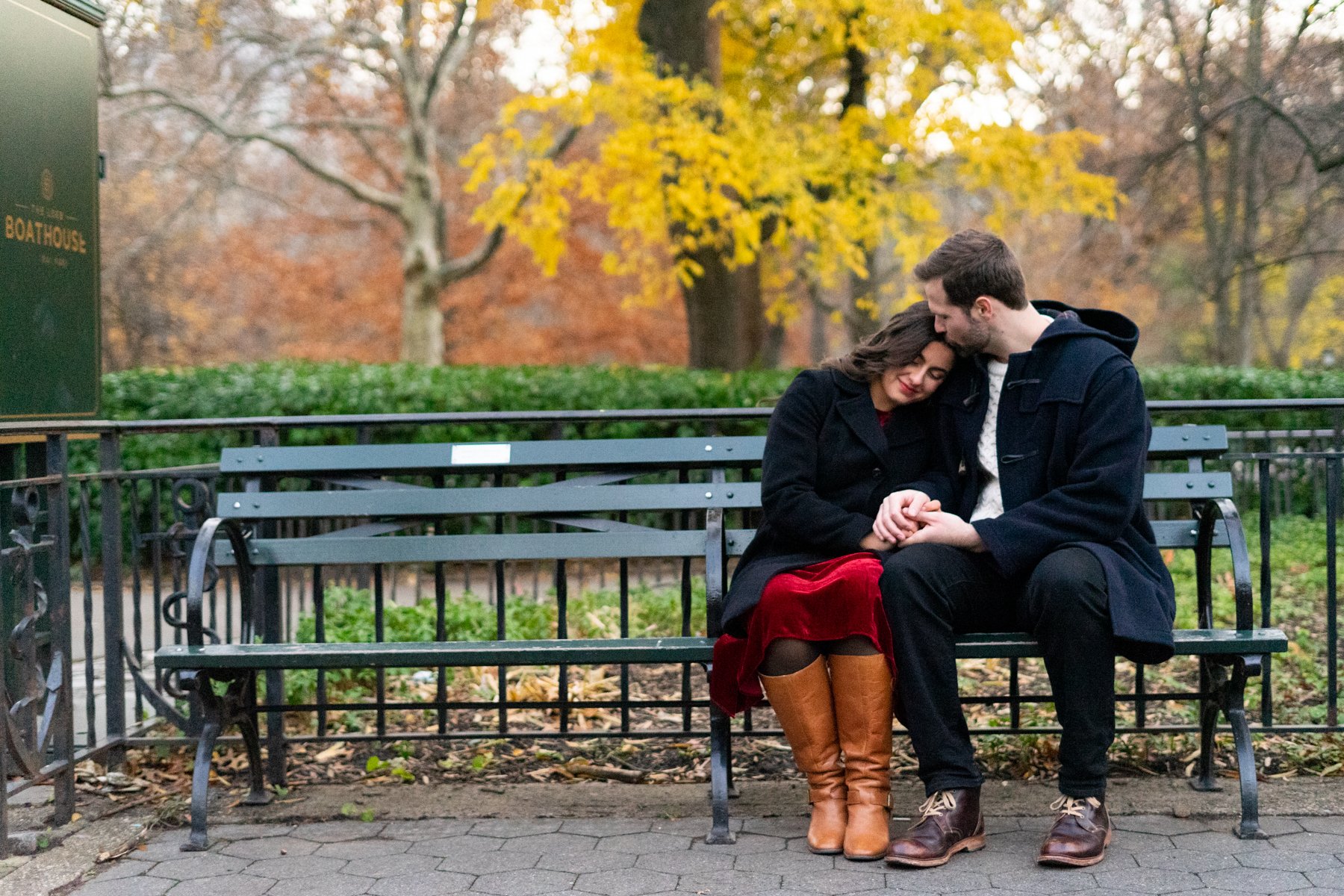 Central Park Fall Foliage Engagement Session NYC Photographer_0013.jpg