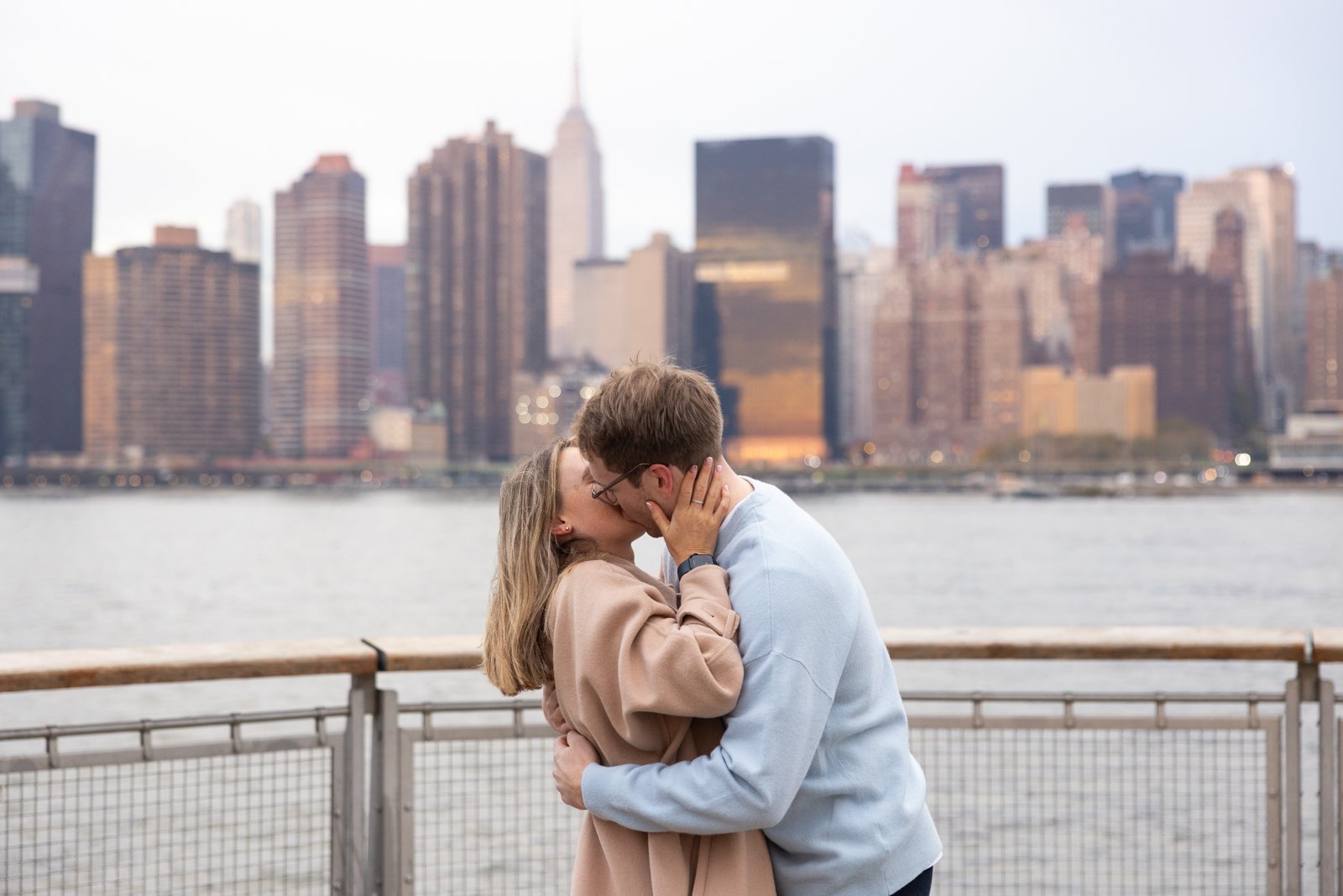 Long Island City Gantry Plaza Sunset Engagement Photographer_0008.jpg