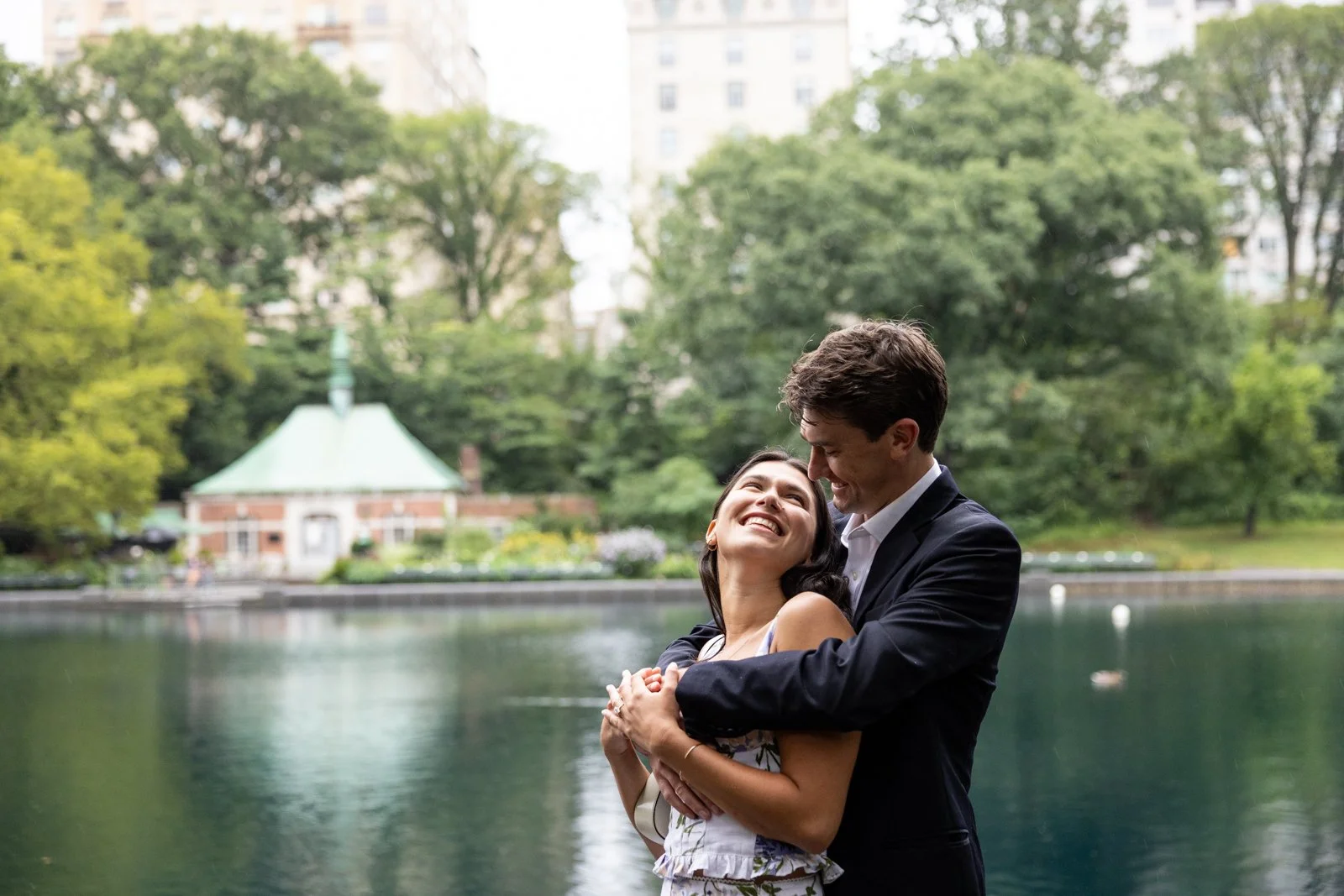 Central Park Model Boat Pond Rainy Day Proposal Photographer _0059.jpg