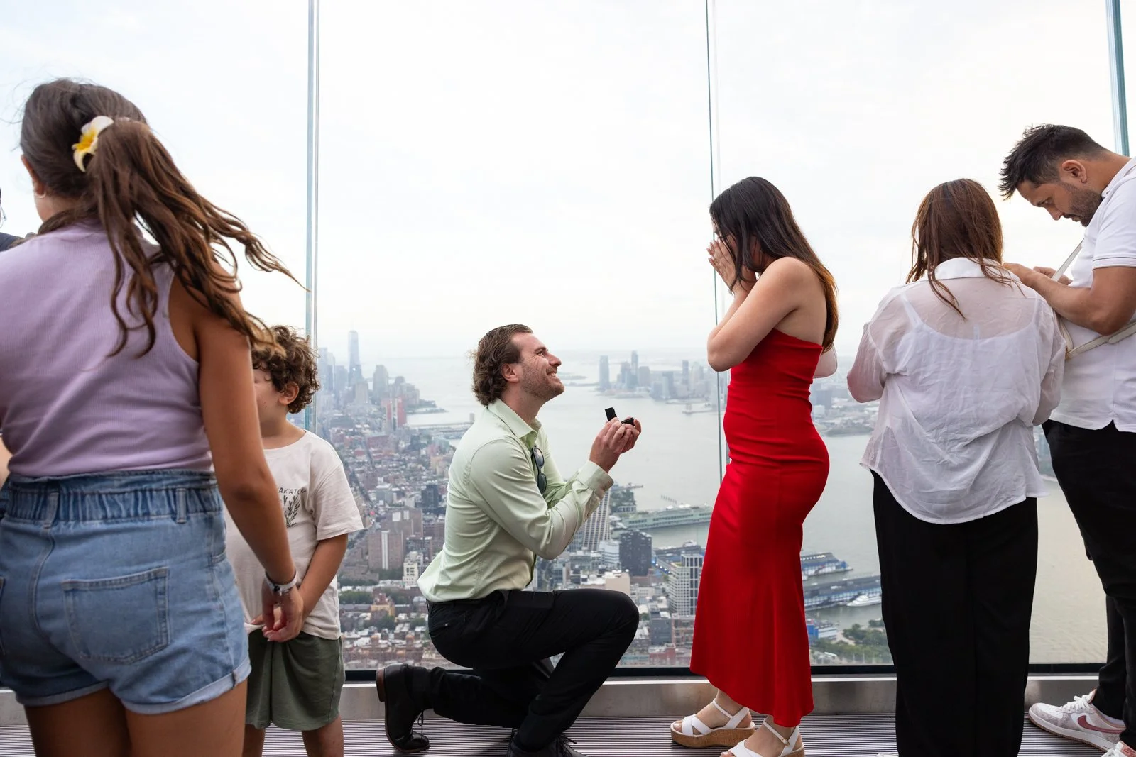 NYC Proposal Photographer The Edge at Hudson Yards Sunset _ 0092.jpg