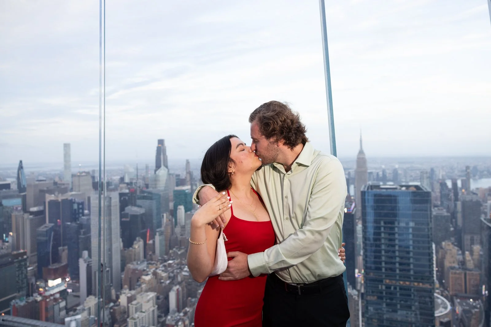 NYC Proposal Photographer The Edge at Hudson Yards Sunset _ 0094.jpg