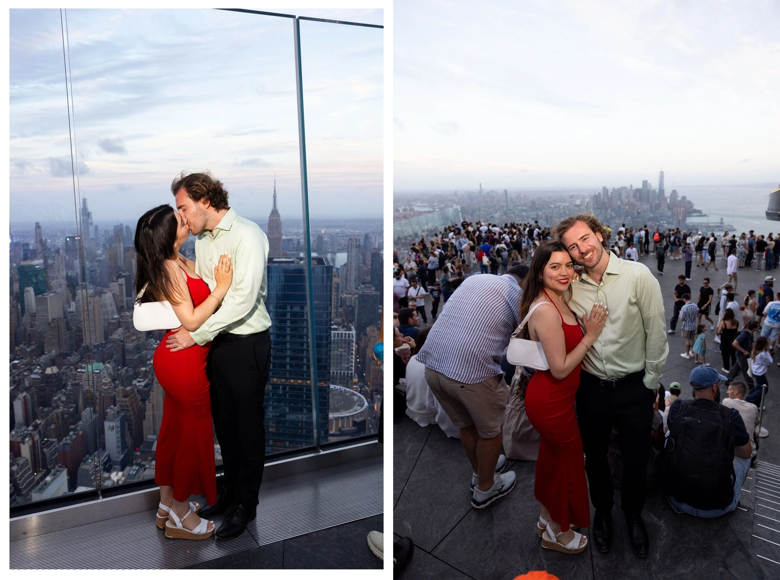 NYC Proposal Photographer The Edge at Hudson Yards Sunset _ 0098.jpg