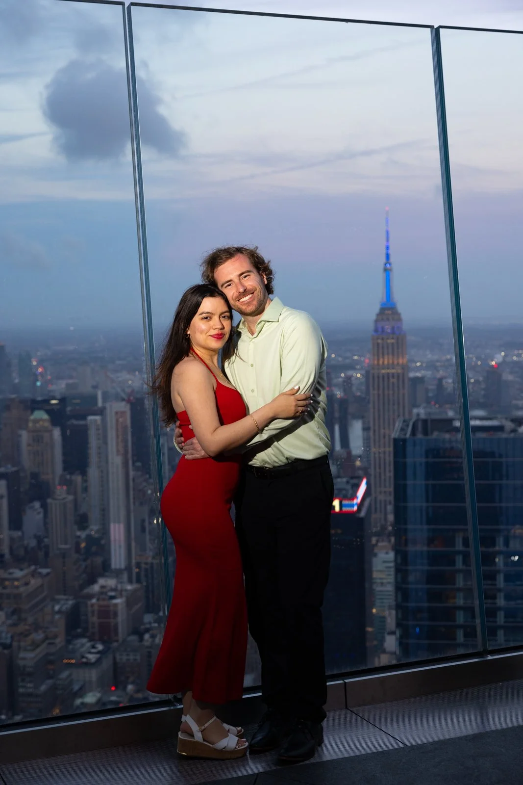NYC Proposal Photographer The Edge at Hudson Yards Sunset _ 0103.jpg