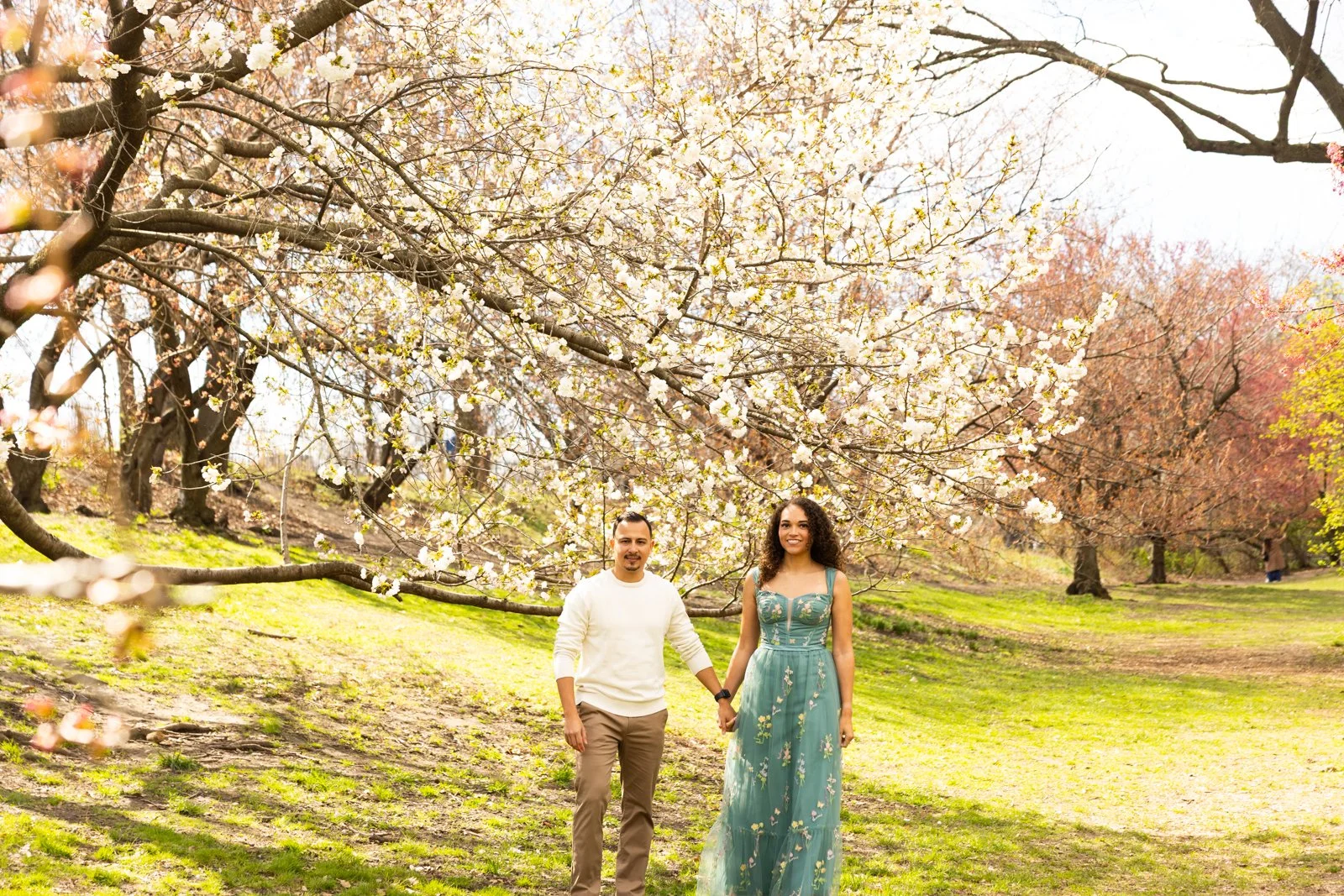 Central Park Cherry Blossom Photographer Engagement _ 013.jpg