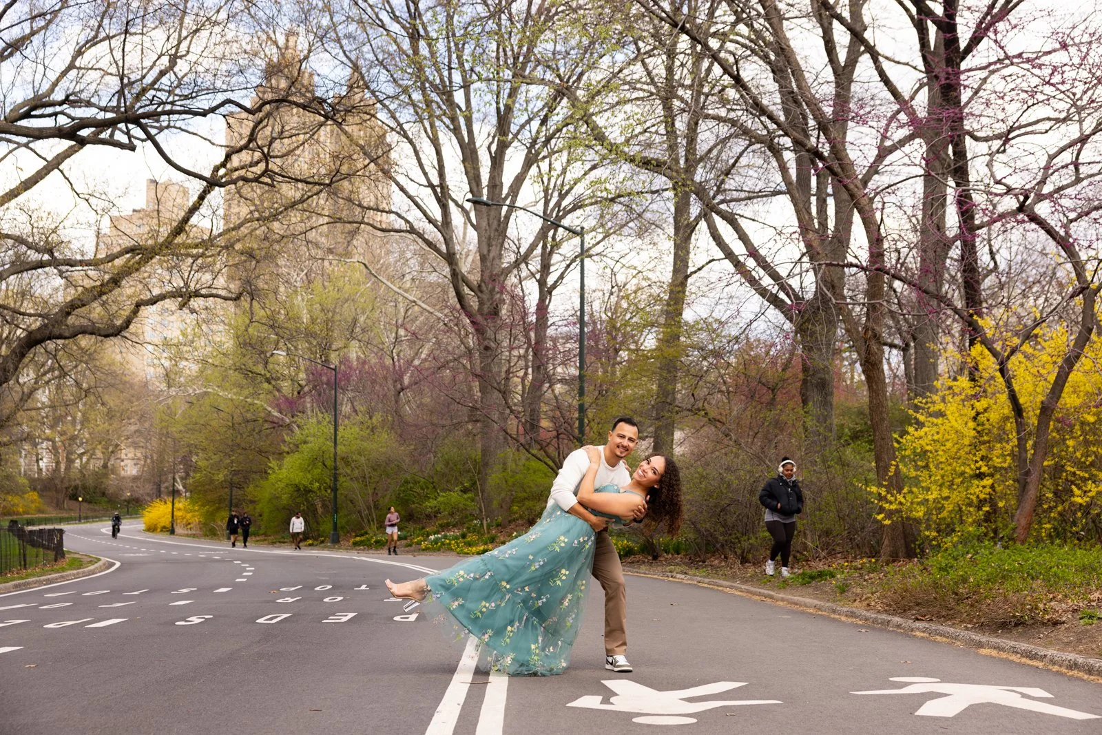 Central Park Cherry Blossom Photographer Engagement _ 021.jpg