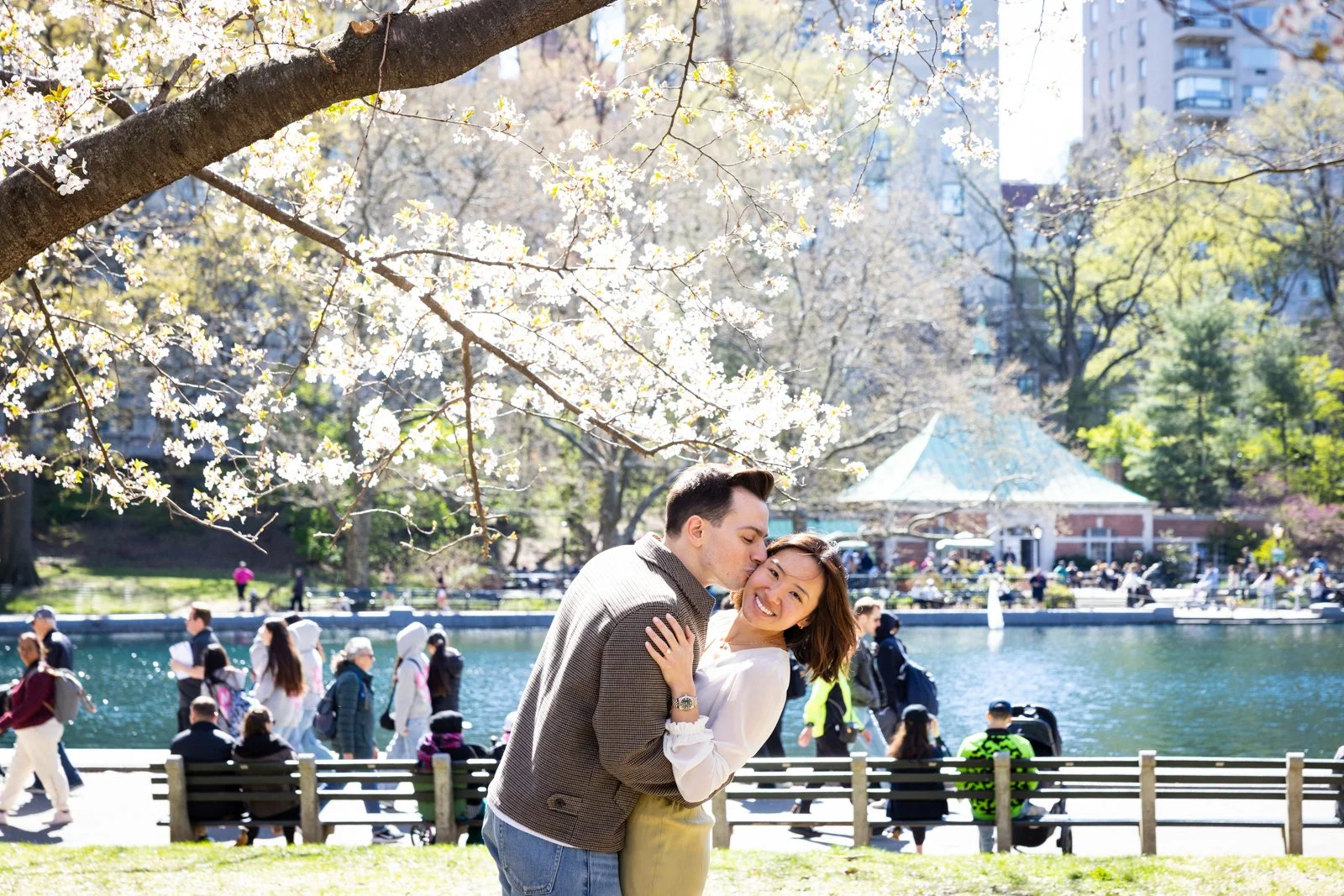 Central Park Cherry Blossom Proposal Engagement Photographer NYC _ 033.jpg