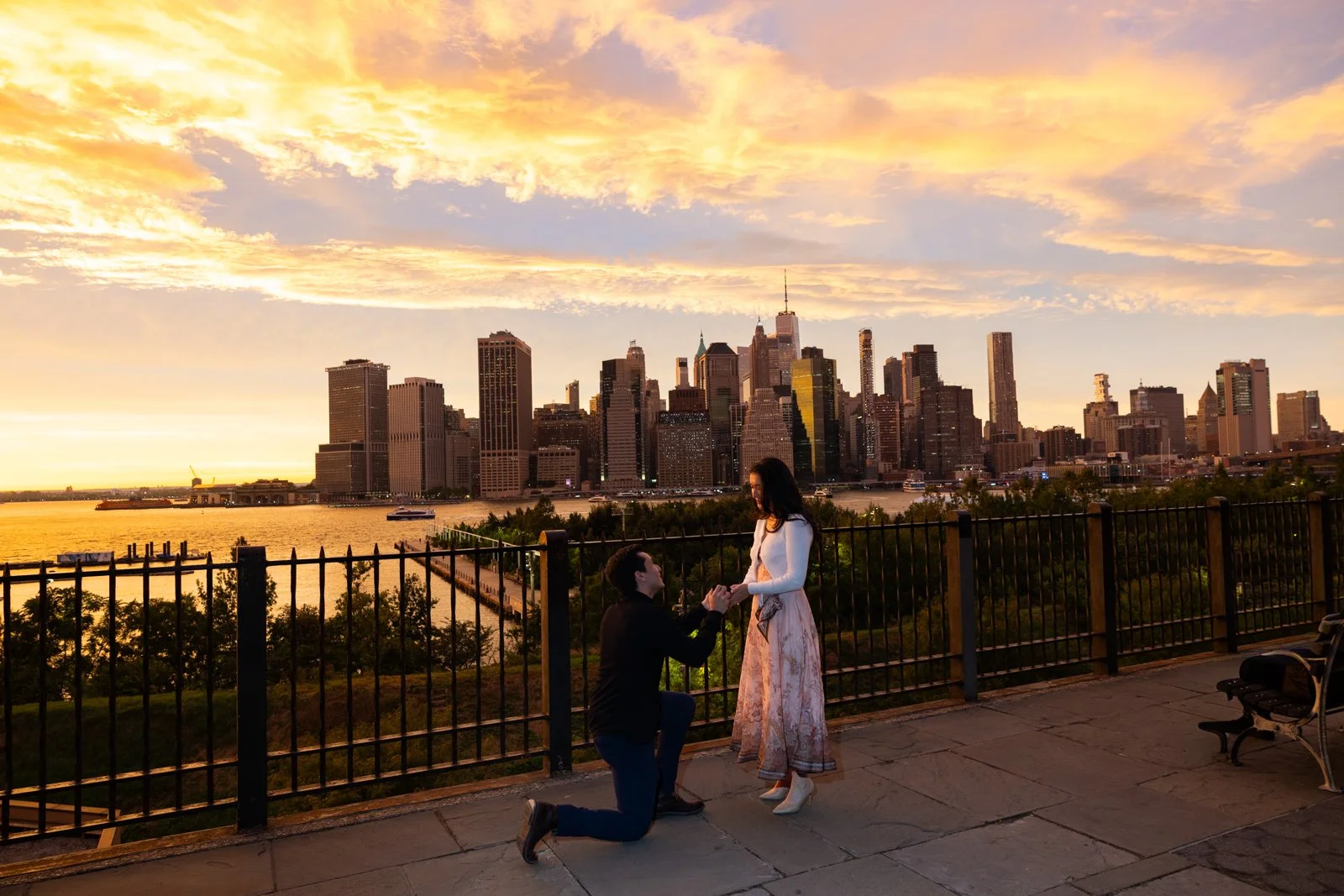 Brooklyn Heights Promenade Fall Proposal Photographer NYC _ 002.jpg