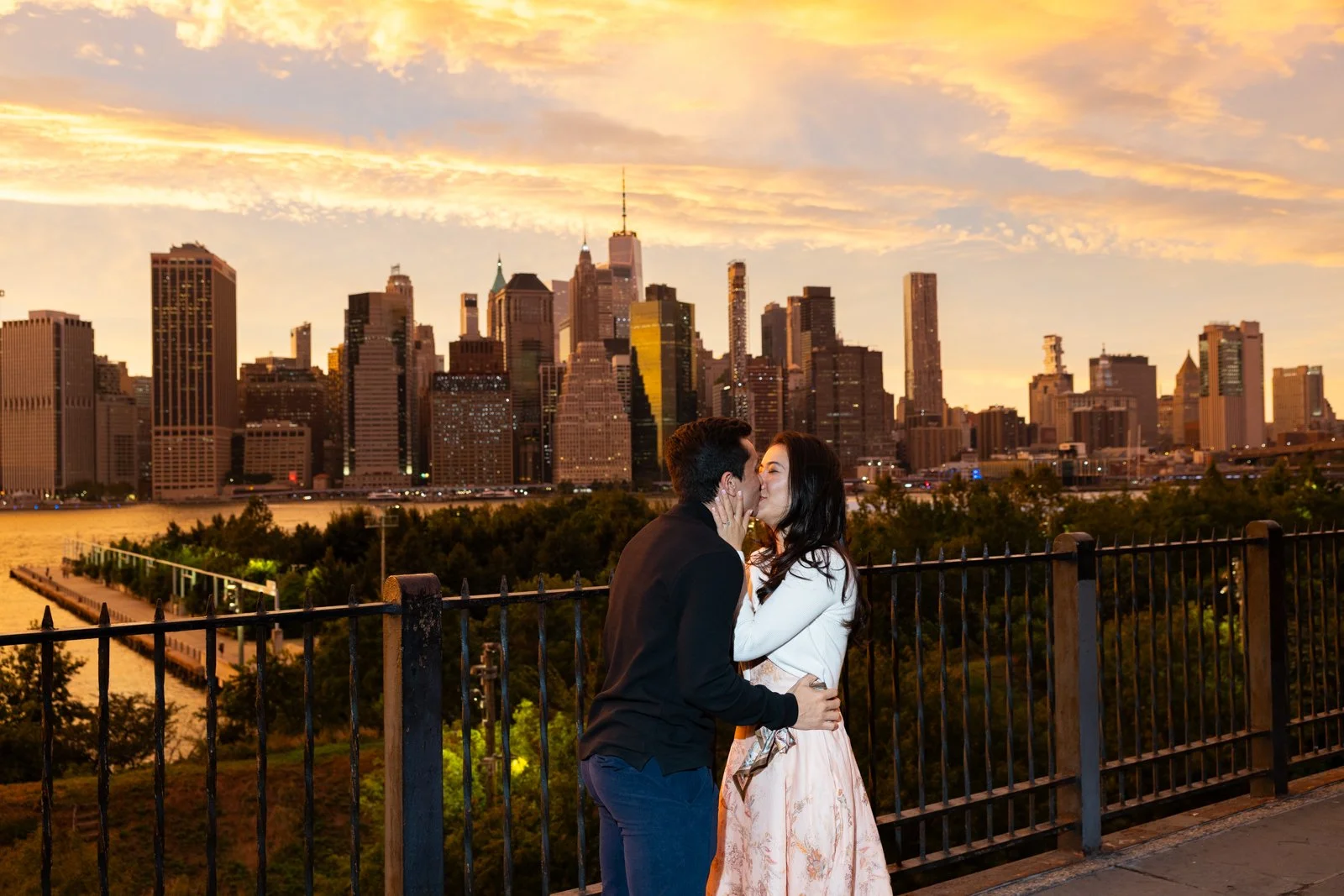Brooklyn Heights Promenade Fall Proposal Photographer NYC _ 006.jpg