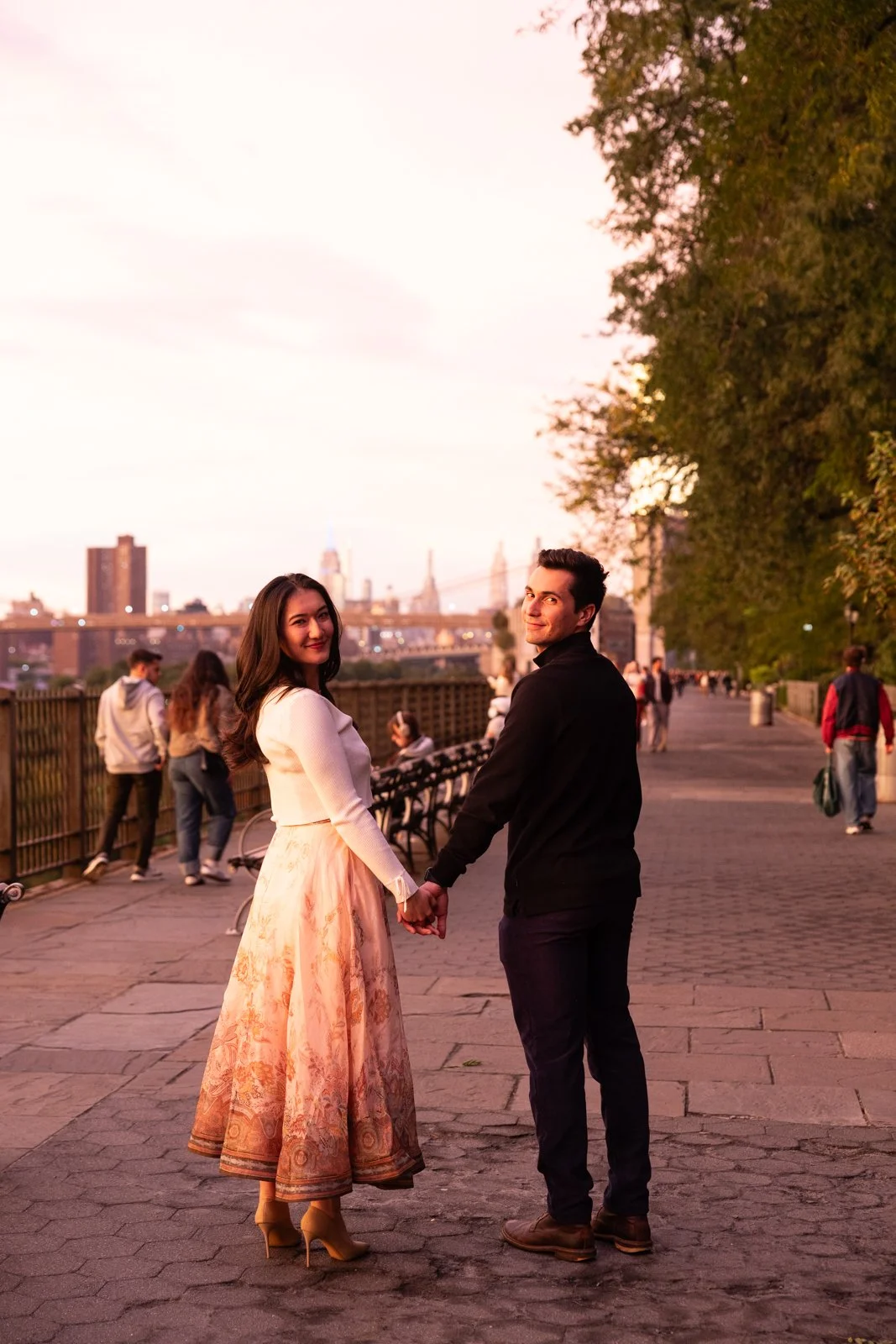 Brooklyn Heights Promenade Fall Proposal Photographer NYC _ 009.jpg