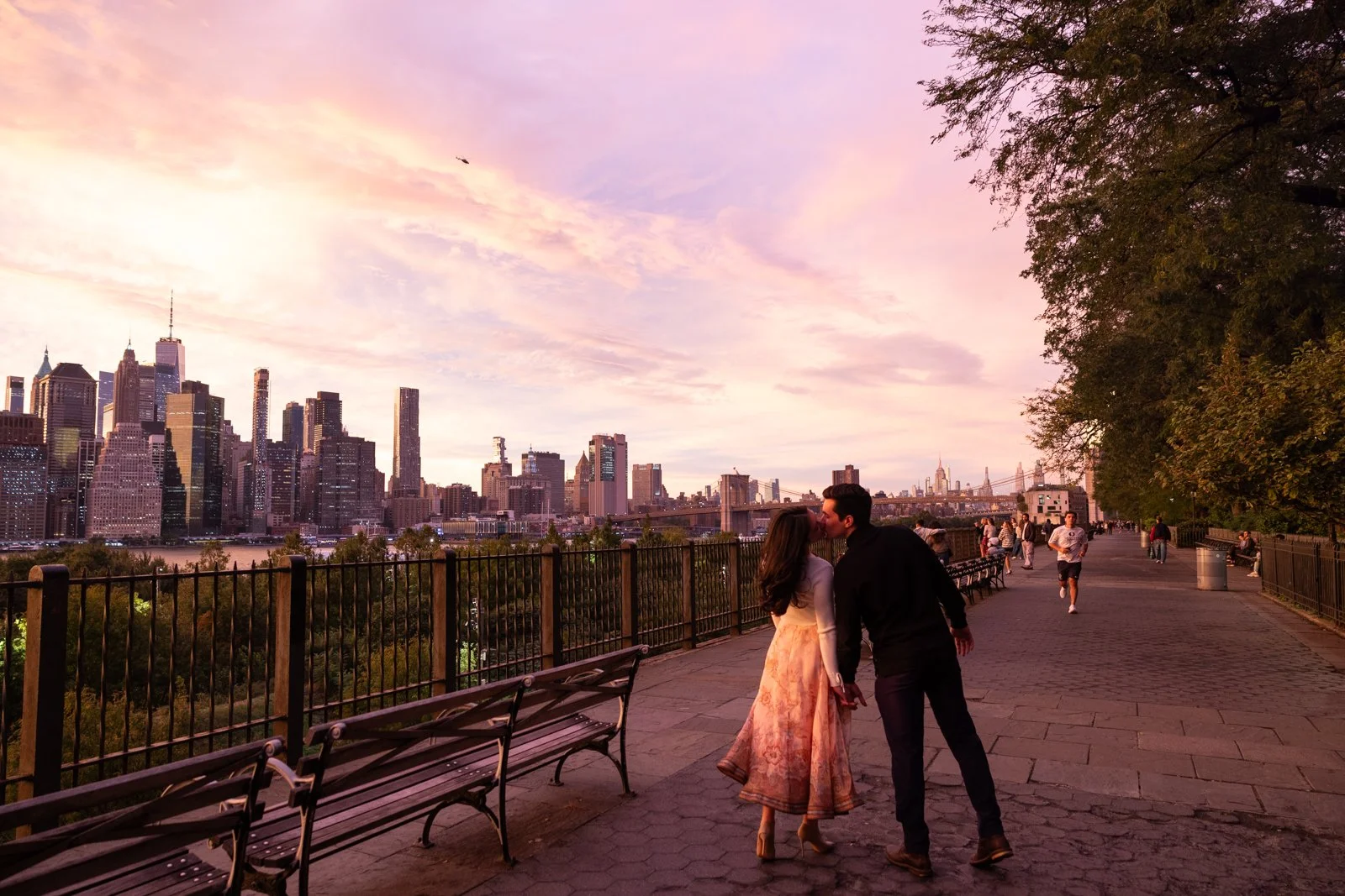 Brooklyn Heights Promenade Fall Proposal Photographer NYC _ 010.jpg