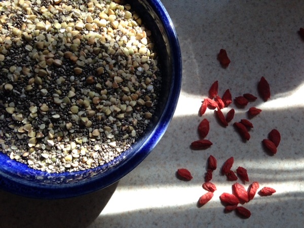 Homemade Qi'a in a handmade bowl...