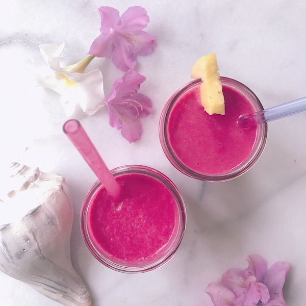 Honeymoon Glow Smoothies, for two.