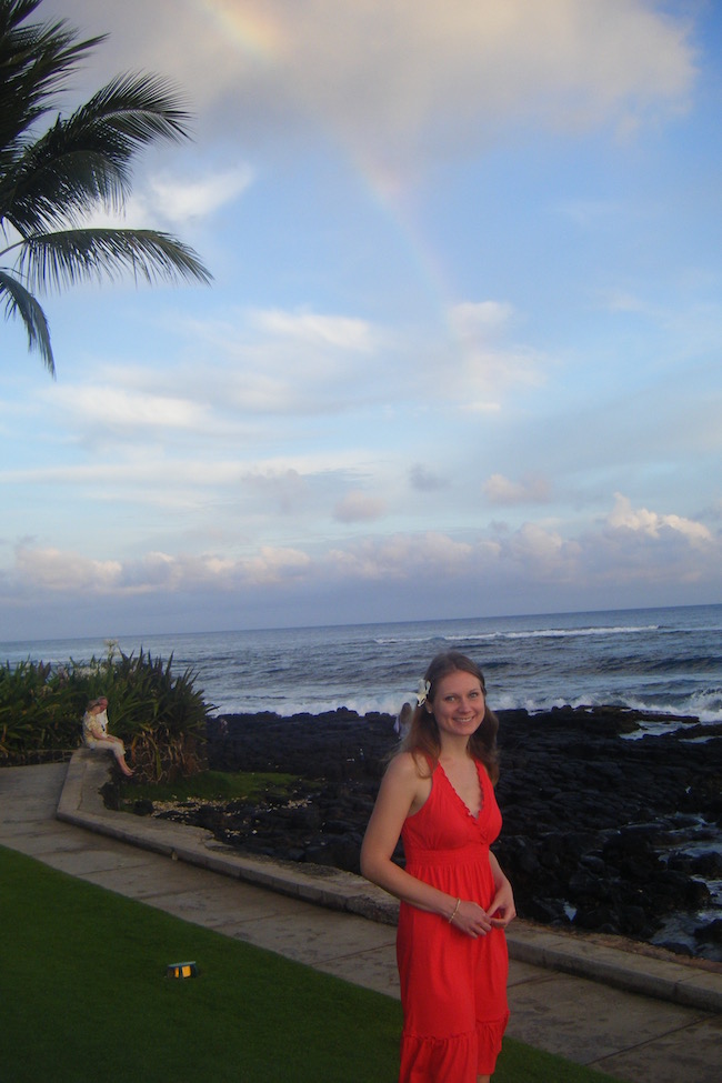Hawaii and one of its many rainbows, in 2011.