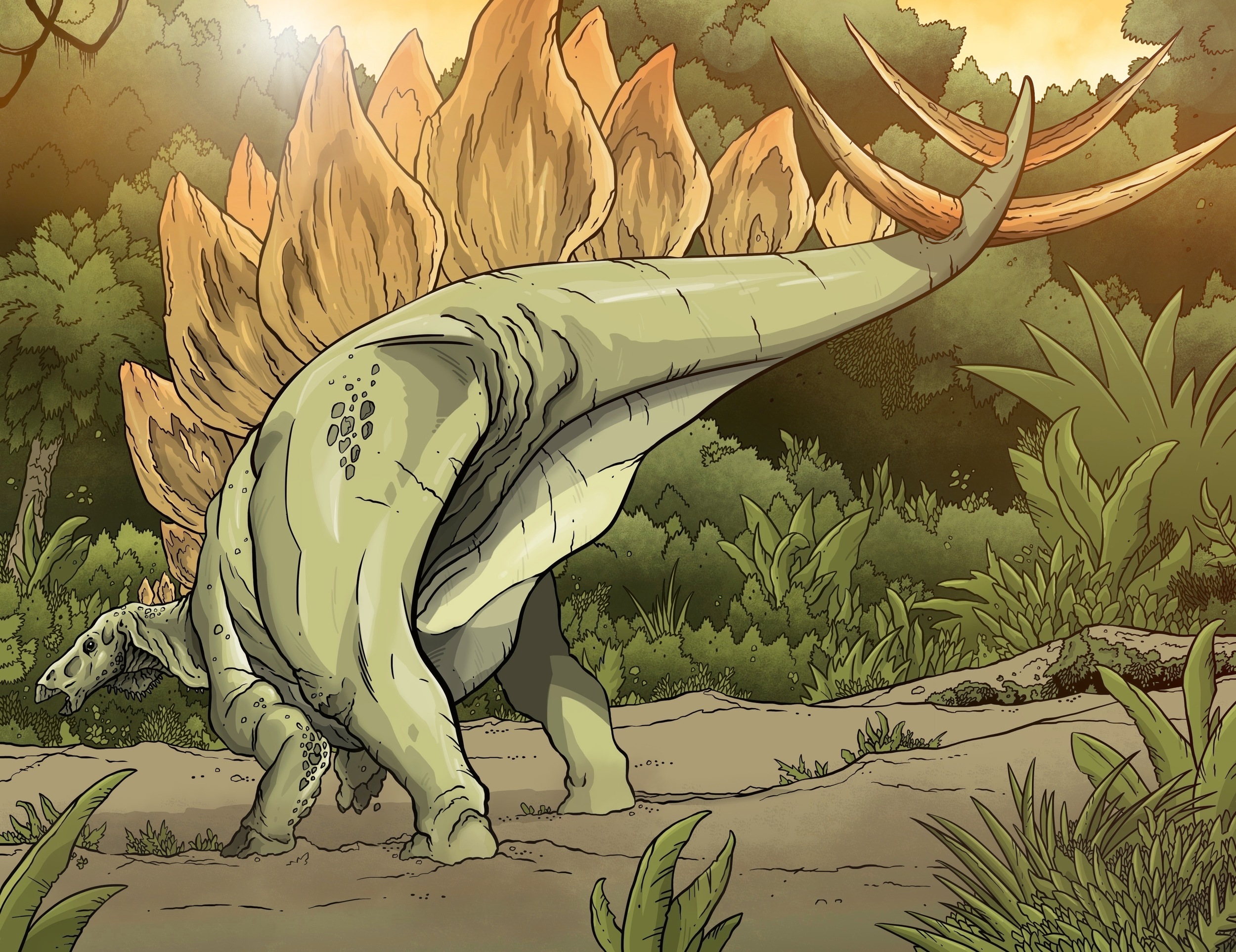 Kicking things off with a Stegosaurus. 