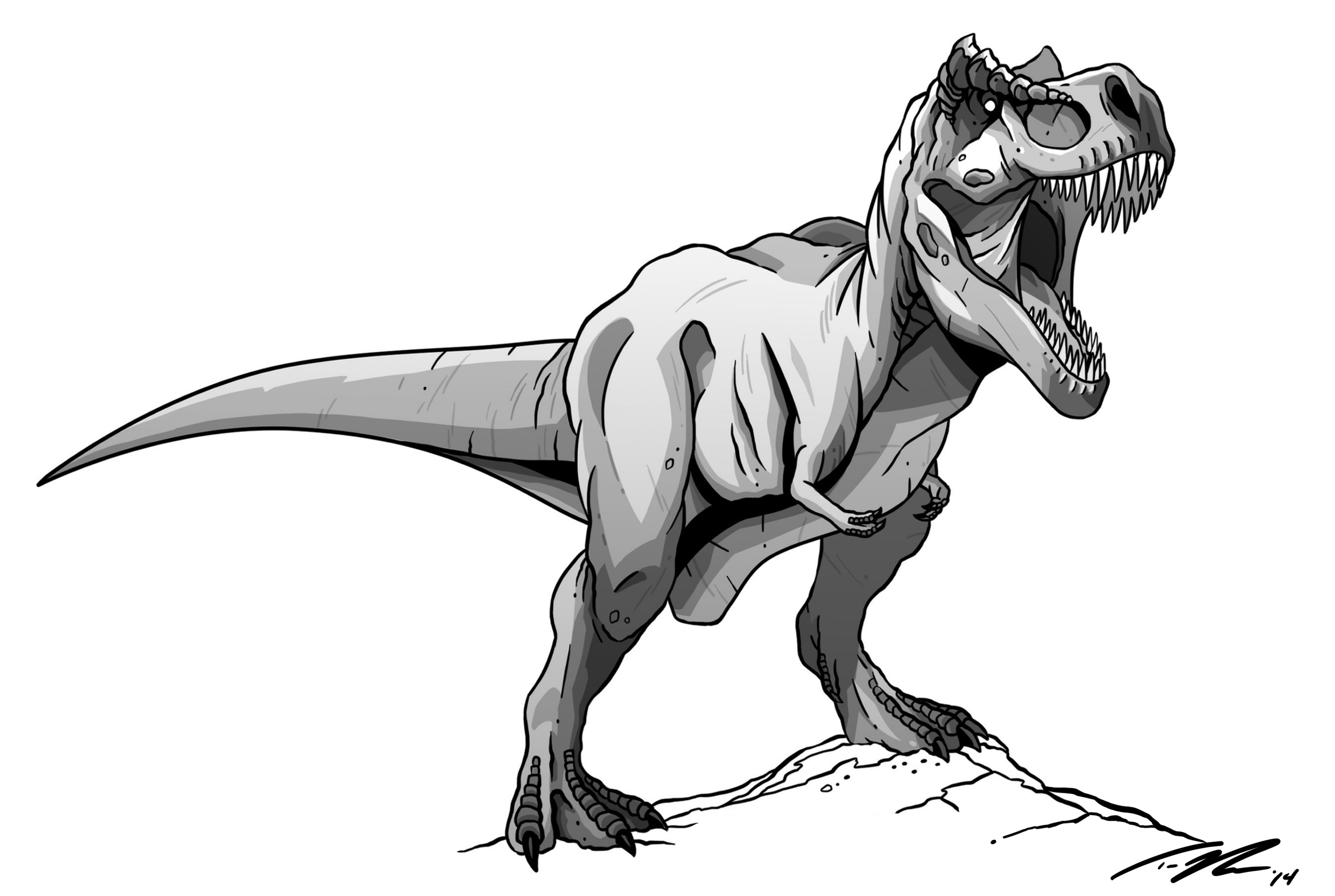 Classic style T.rex. 