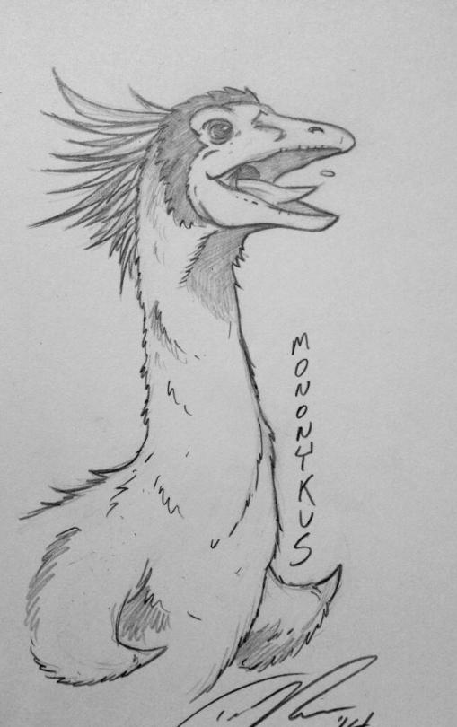 The weird and wonderful Mononykus. 