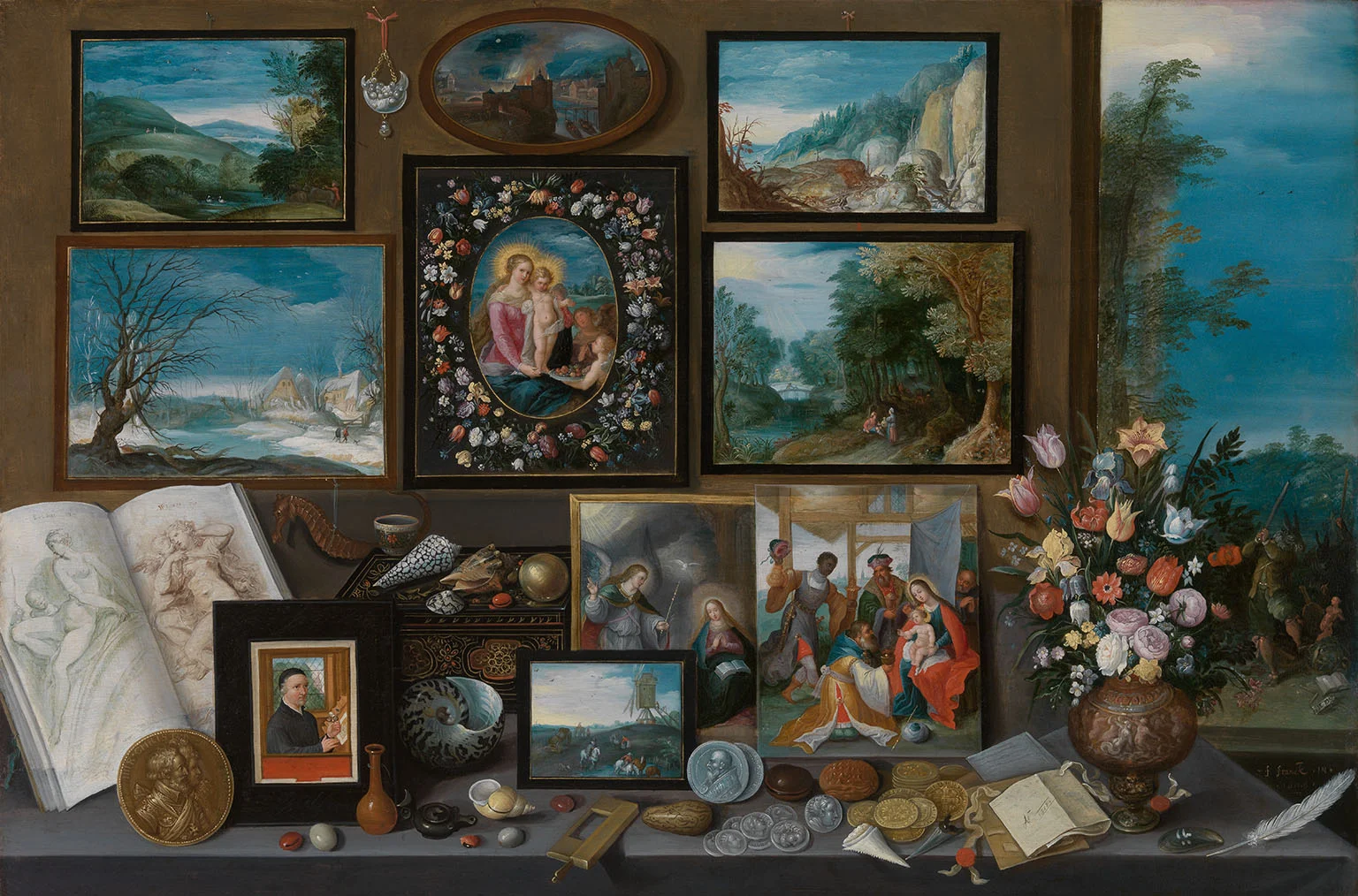 Kunstkamer, Frans Francken II, (Antwerpen 1581-1642) © KMSKA