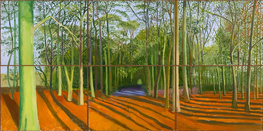 Woldgate Woods, 6 & 9 November 2006, © David Hockney; Photo Credit: Richard Schmidt